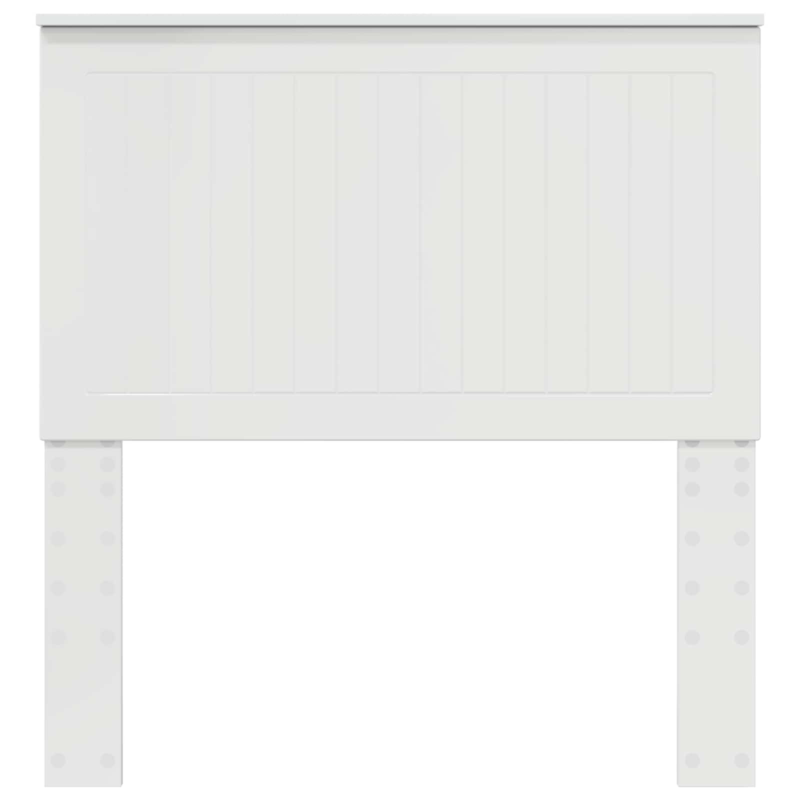Tête de lit Blanc Brillant 90 cm Bois d'ingénierie - XIOS