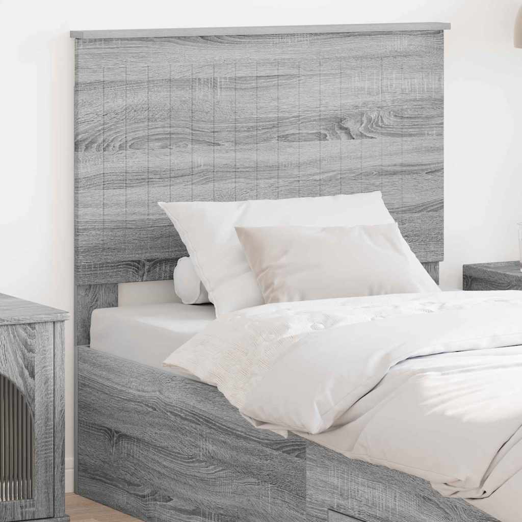 Tête de lit Gris Sonoma 90 cm Bois d'ingénierie - XIOS