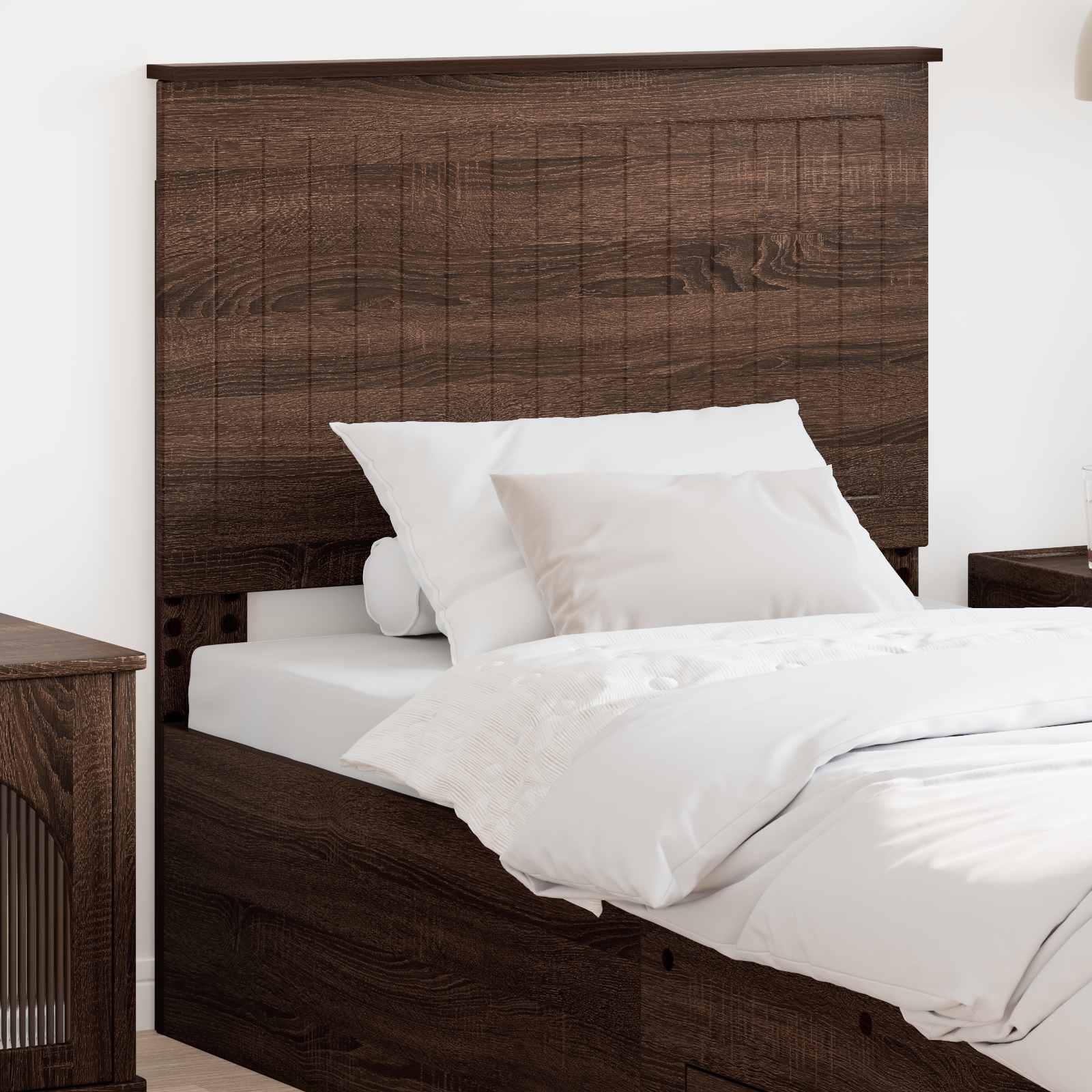 Tête de lit avec tête de lit Chêne brun 90 cm Bois d'ingénierie - XIOS