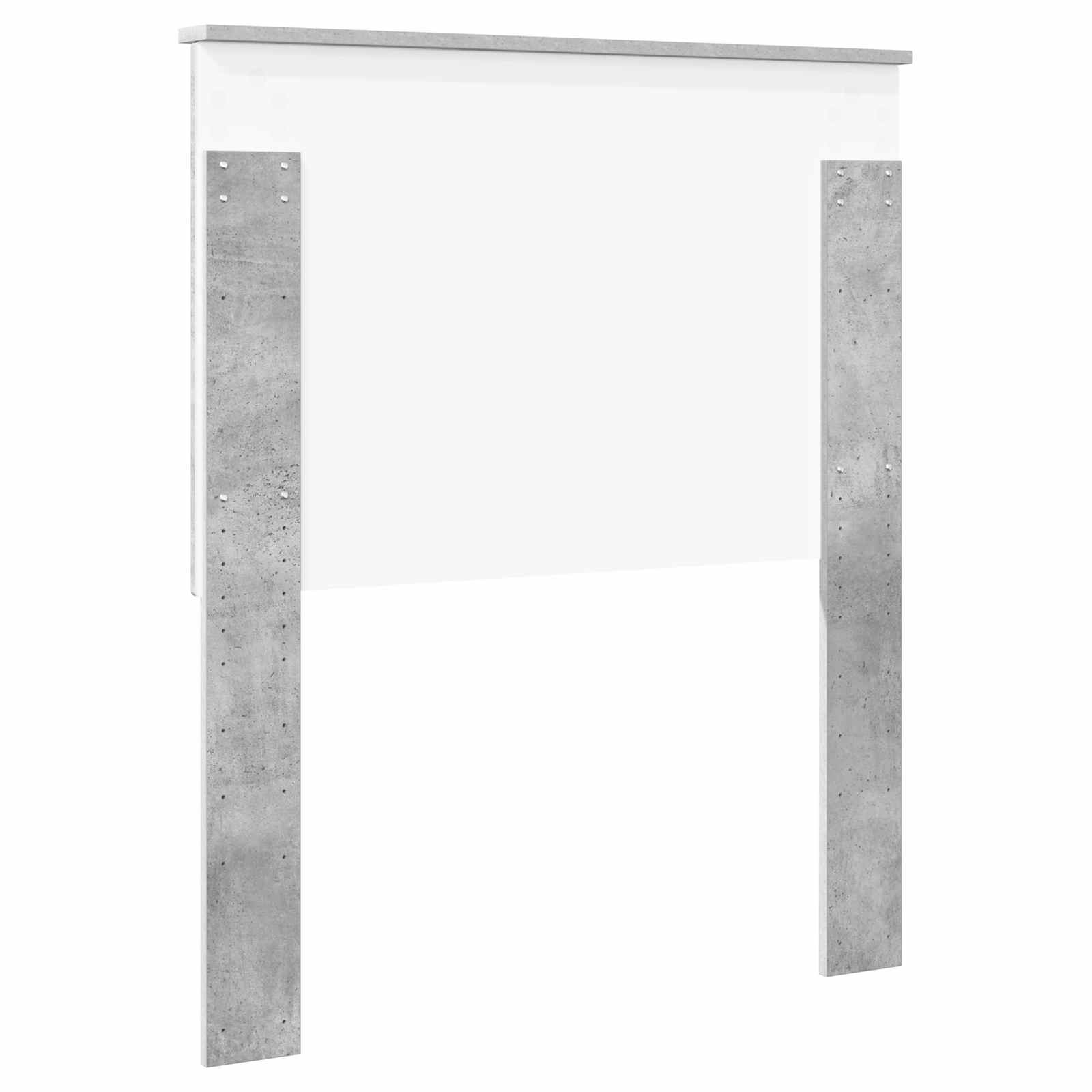 Tête de lit avec tête de lit Gris béton 80 cm Bois d'ingénierie - XIOS