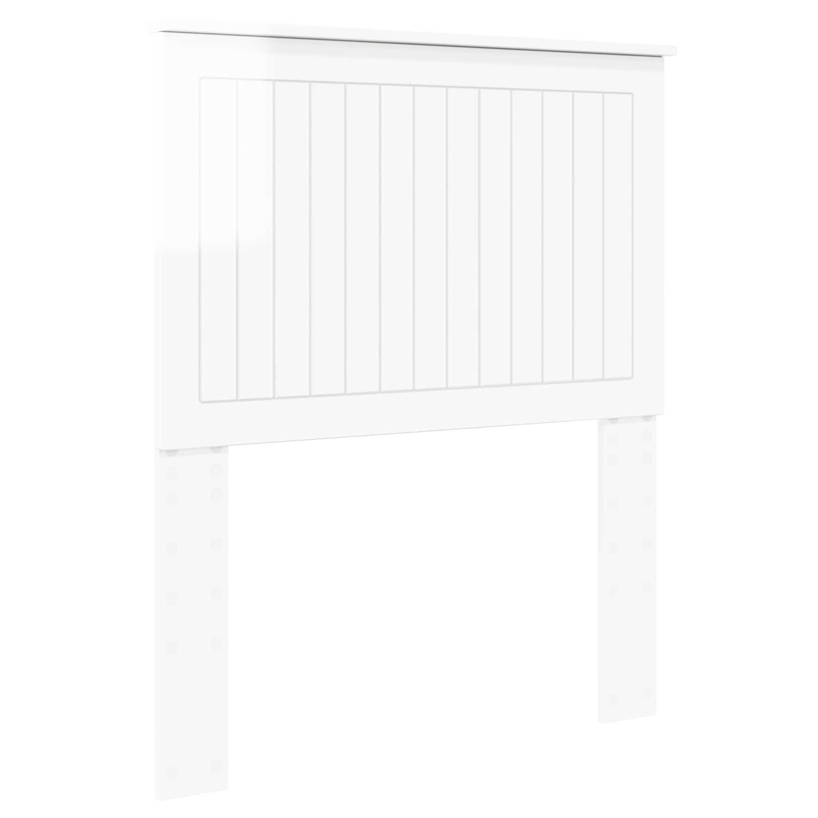 Tête de lit Blanc Brillant 80 cm Bois d'ingénierie - XIOS