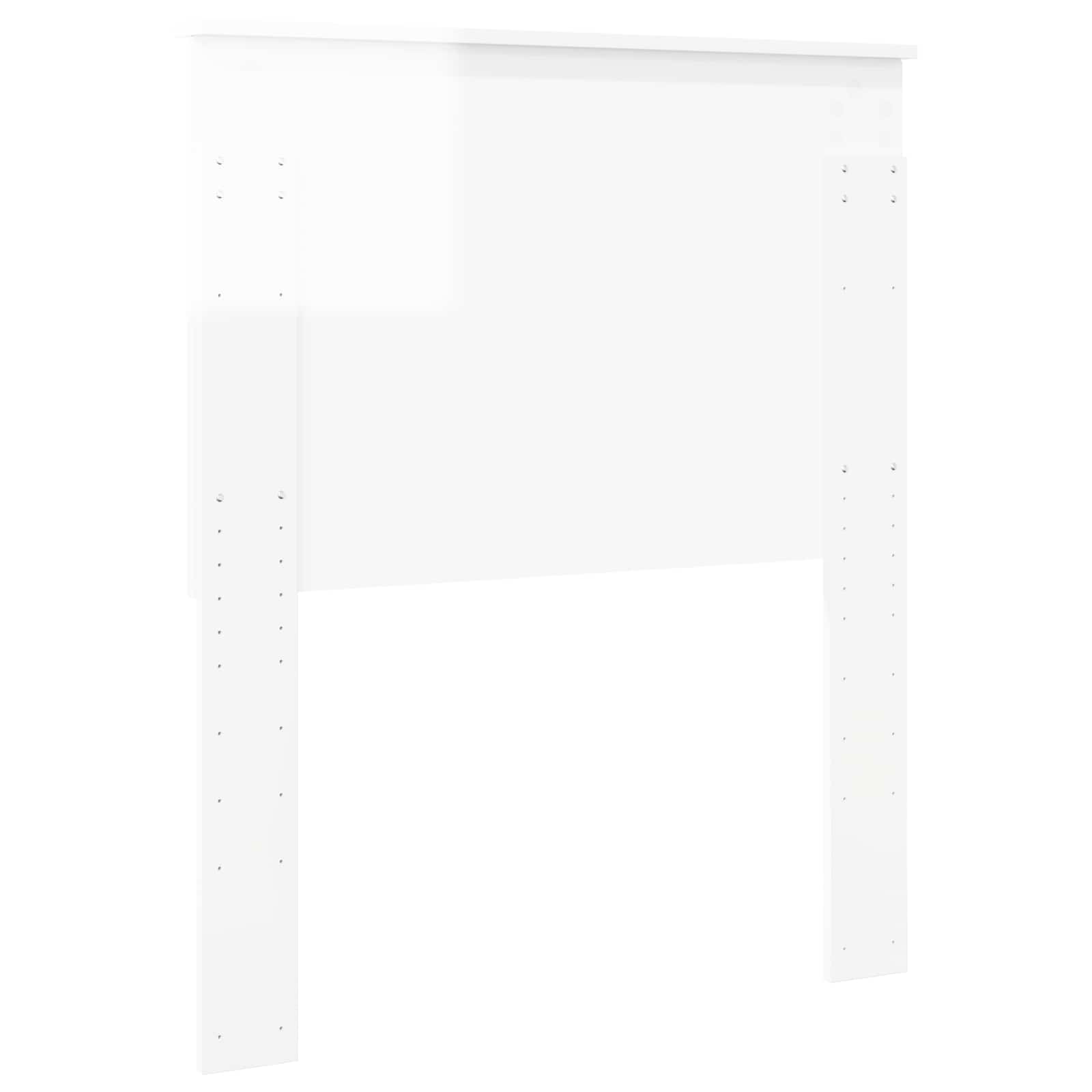Tête de lit Blanc Brillant 80 cm Bois d'ingénierie - XIOS