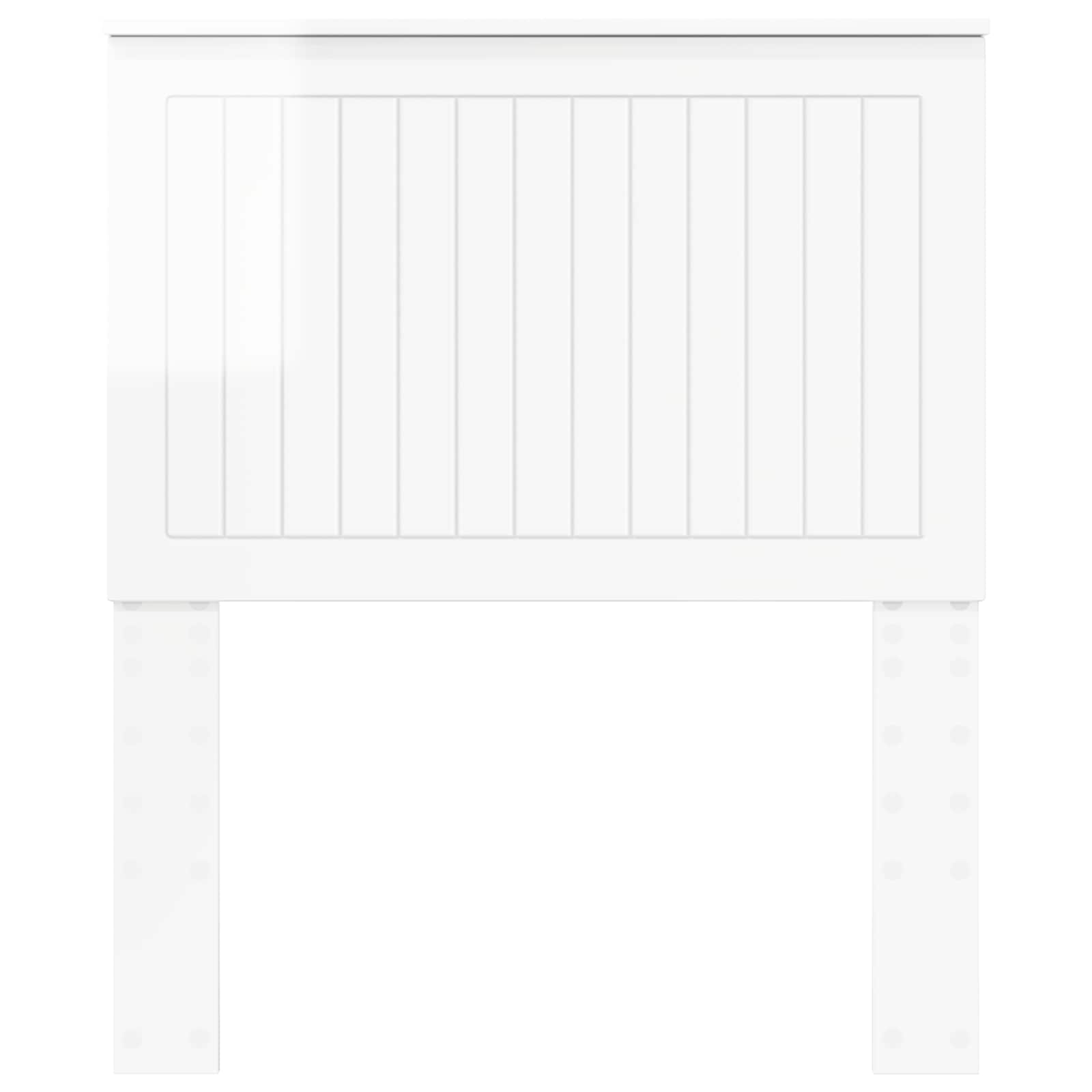 Tête de lit Blanc Brillant 80 cm Bois d'ingénierie - XIOS