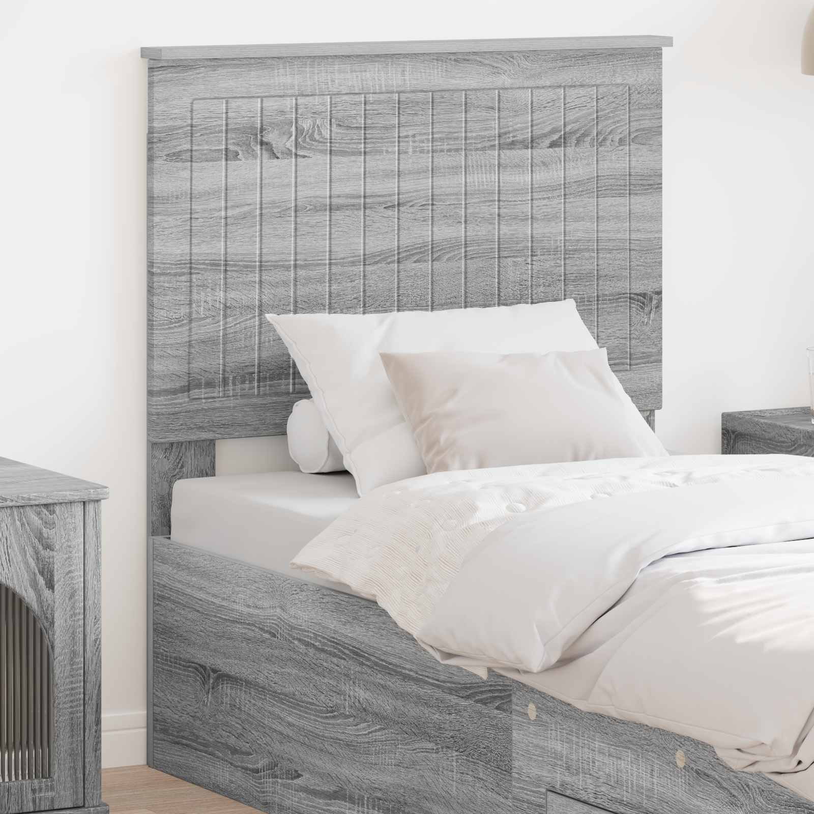 Tête de lit Gris Sonoma 80 cm Bois d'ingénierie - XIOS