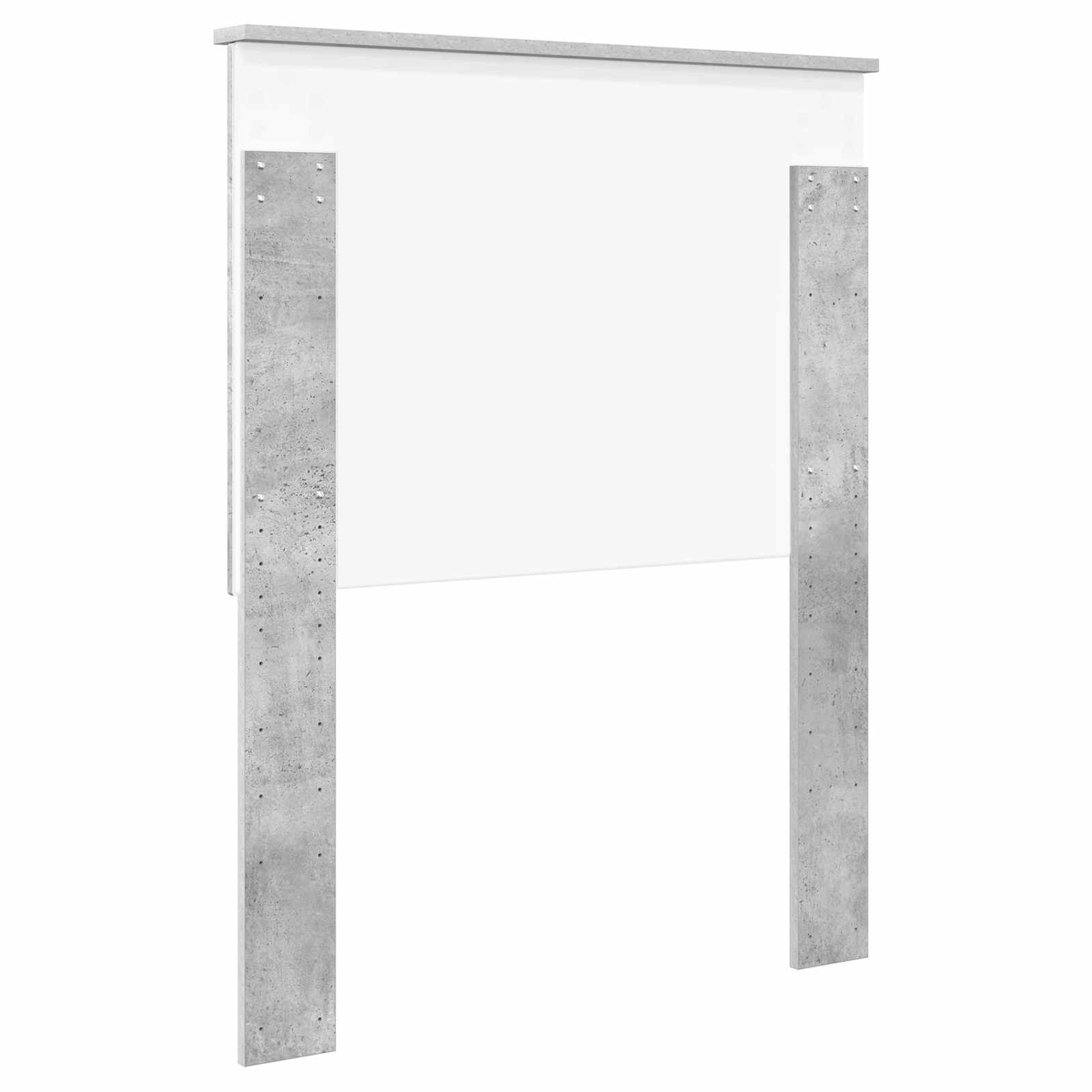 Tête de lit avec tête de lit Gris béton 75 cm Bois d'ingénierie - XIOS