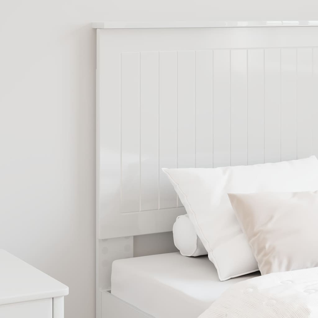 Tête de lit Blanc Brillant 75 cm Bois d'ingénierie - XIOS