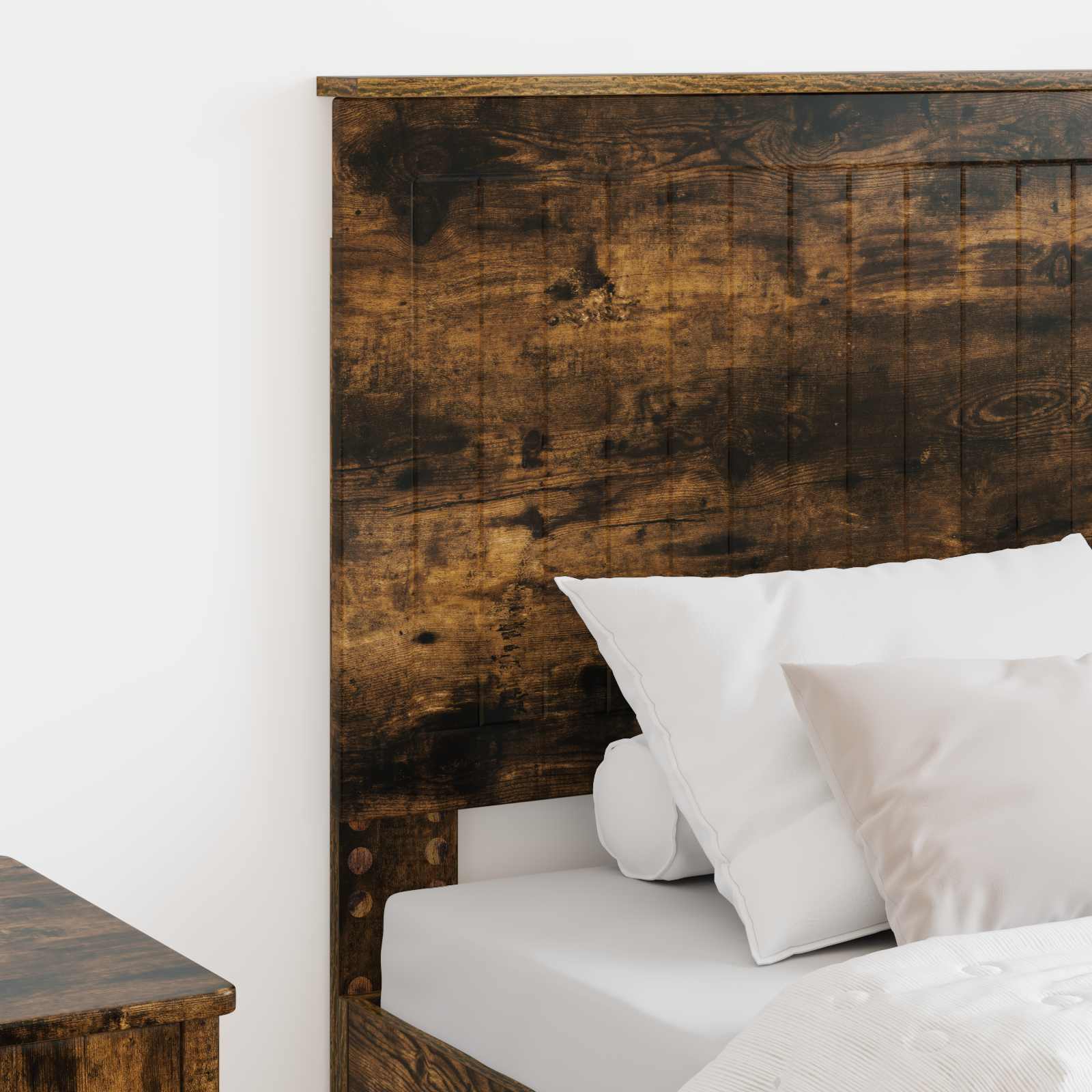Tête de lit avec tête de lit Chêne fumé 75 cm Bois d'ingénierie - XIOS