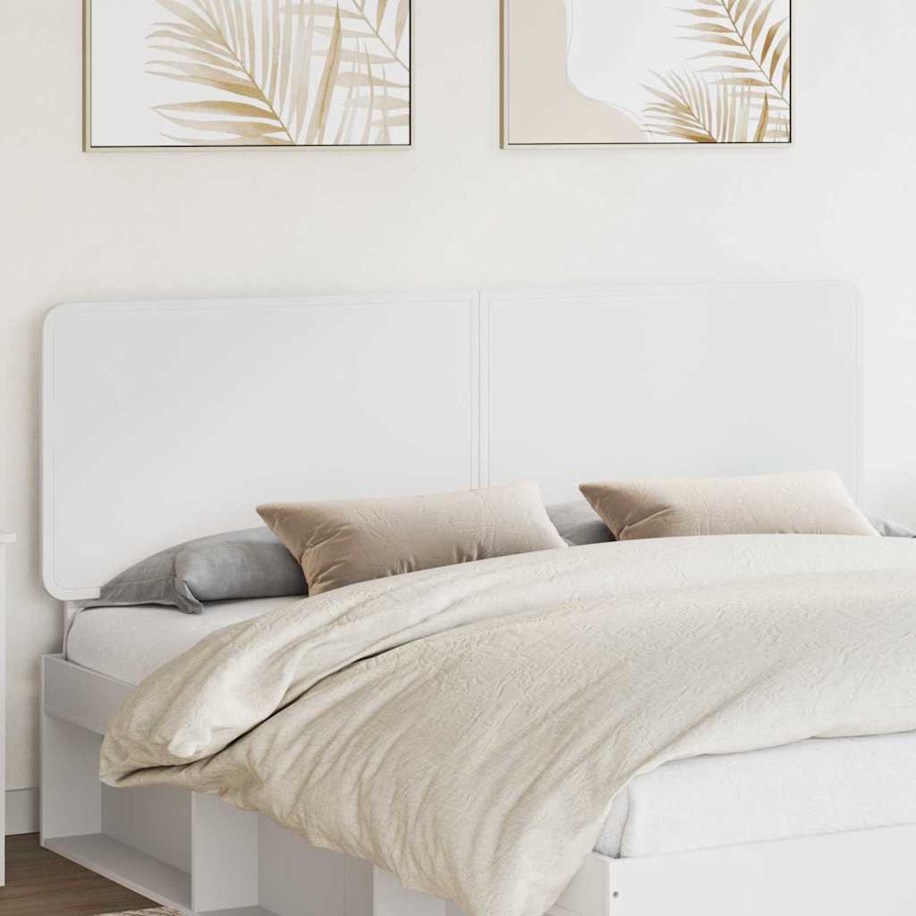 Tête de lit avec tête de lit Blanc 200 cm Bois d'ingénierie - XIOS