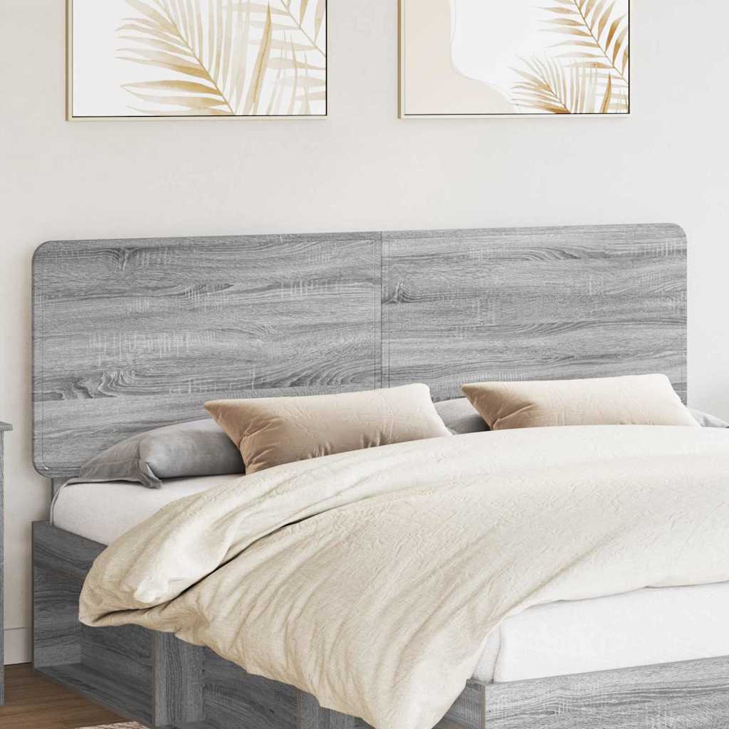 Tête de lit Gris Sonoma 200 cm Bois d'ingénierie - XIOS