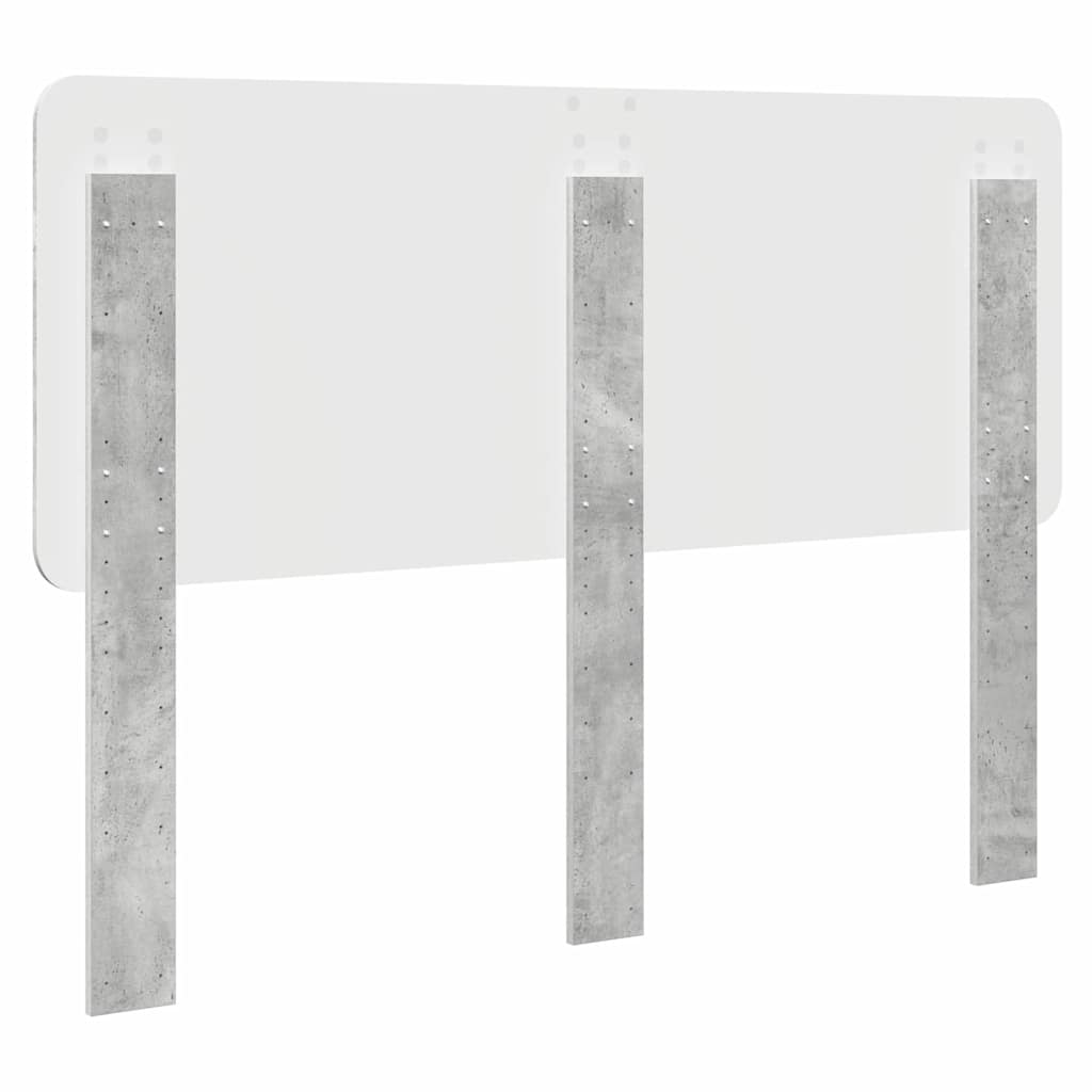 Tête de lit Gris béton 160 cm Bois d'ingénierie - XIOS