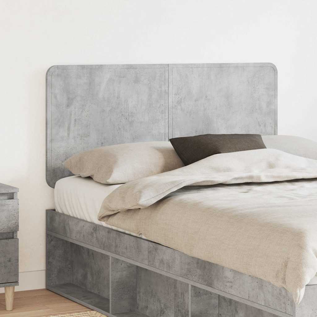 Tête de lit Gris béton 135 cm Bois d'ingénierie - XIOS