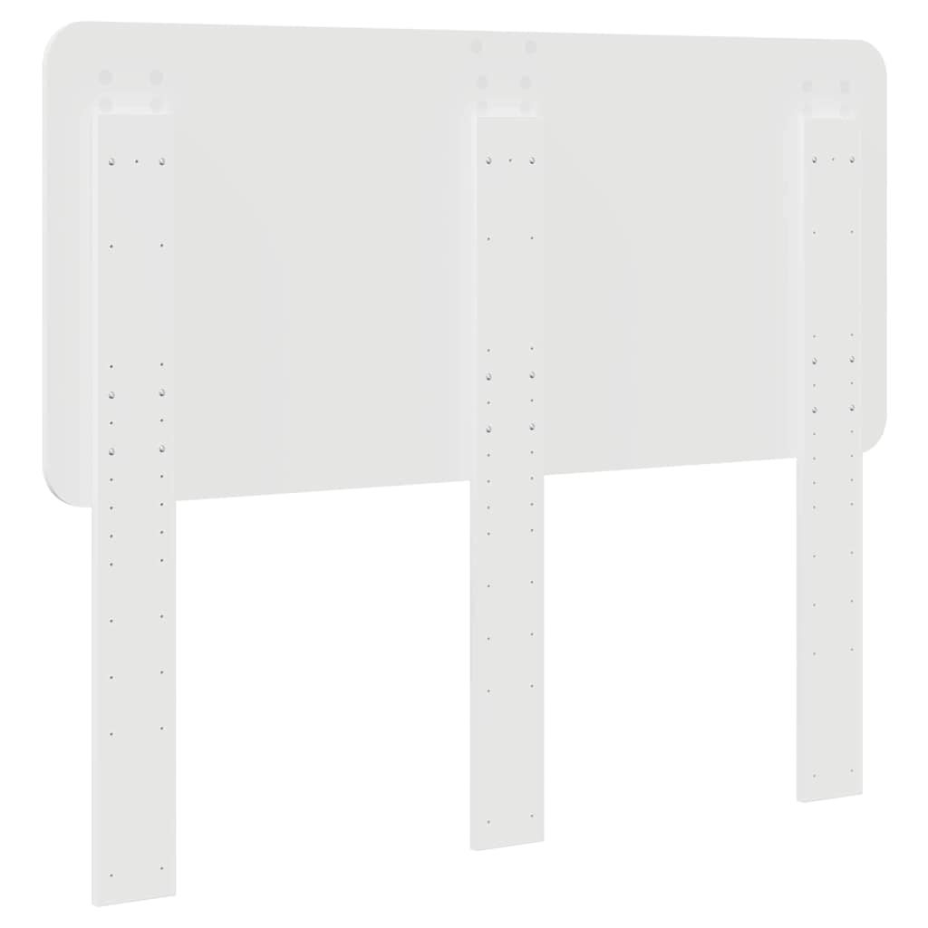 Tête de lit Blanc Brillant 135 cm Bois d'ingénierie - XIOS