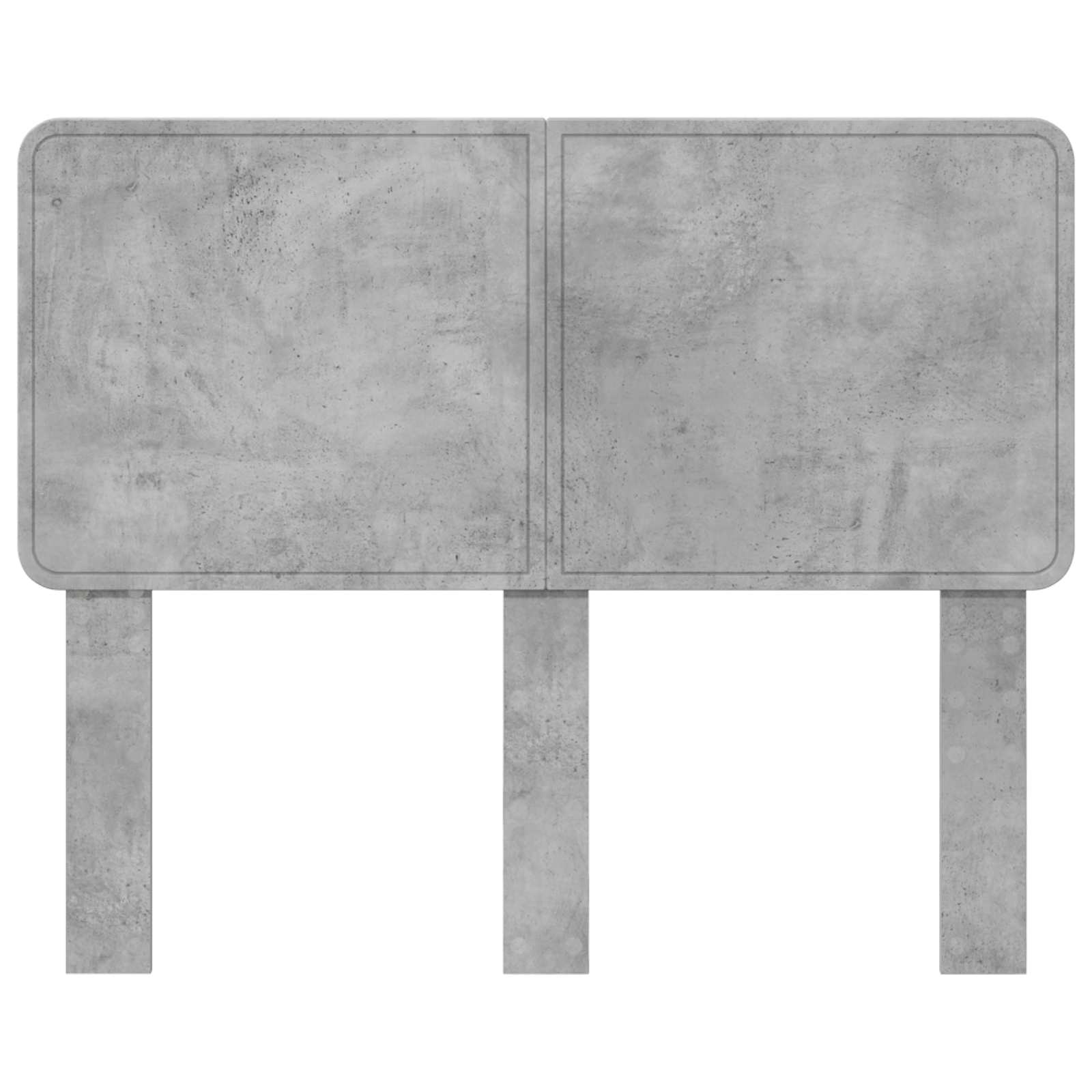 Tête de lit Gris béton Bois d'ingénierie - XIOS