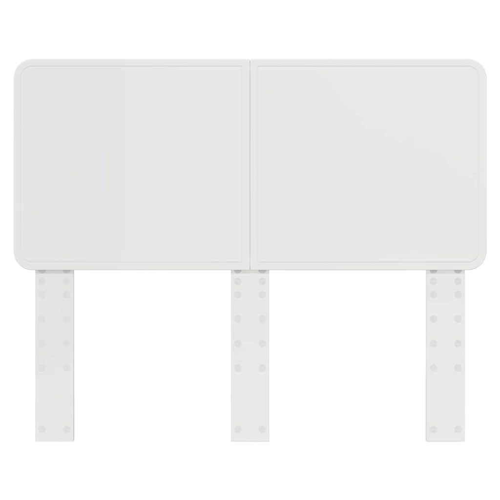 Tête de lit Blanc Brillant 120 cm Bois d'ingénierie - XIOS