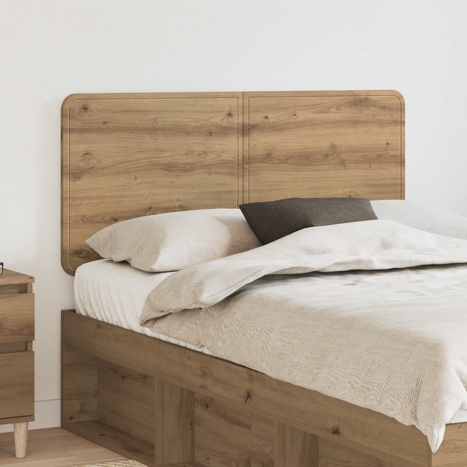 Tête de lit Chêne artisanal Bois d'ingénierie - XIOS