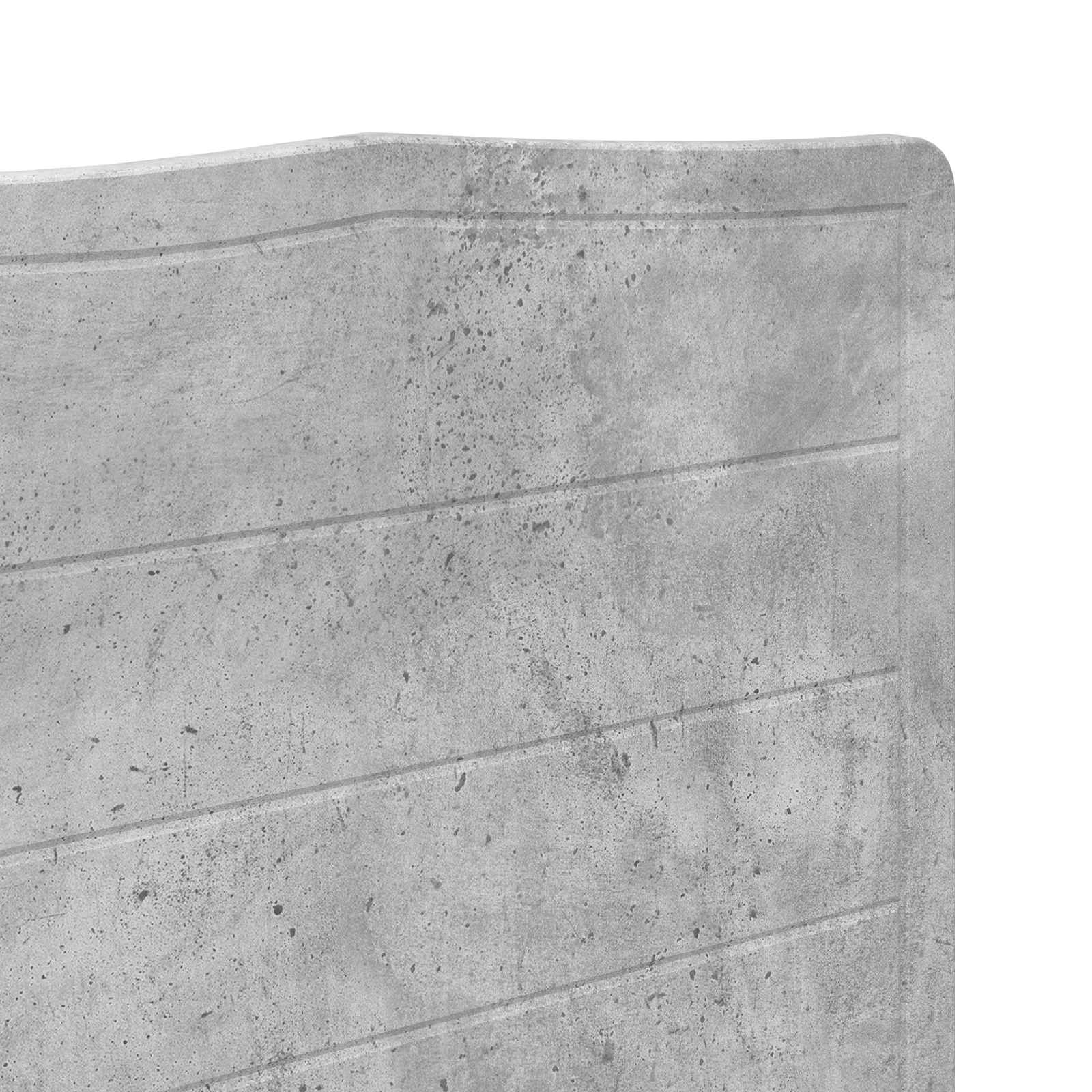 Tête de lit Gris béton Bois d'ingénierie - XIOS