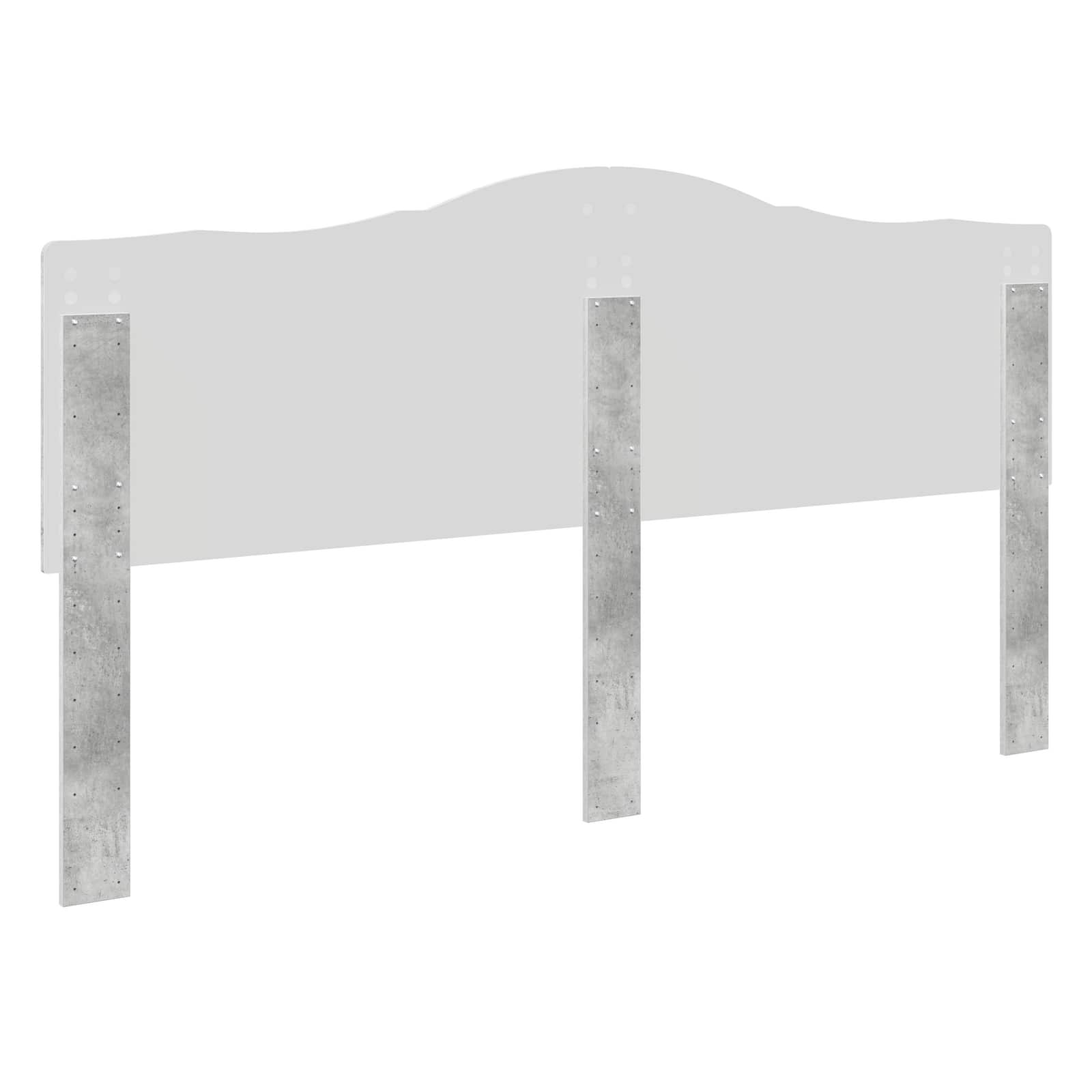 Tête de lit Gris béton Bois d'ingénierie - XIOS