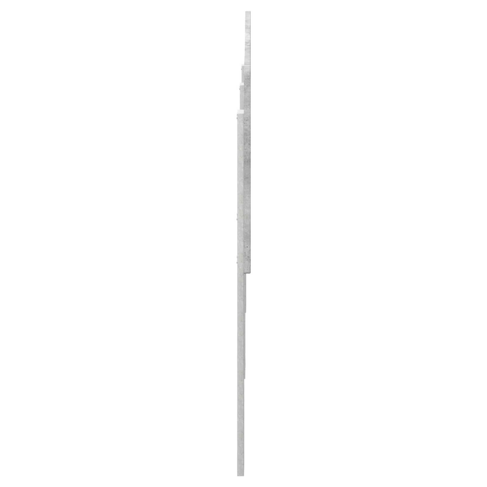Tête de lit Gris béton Bois d'ingénierie - XIOS