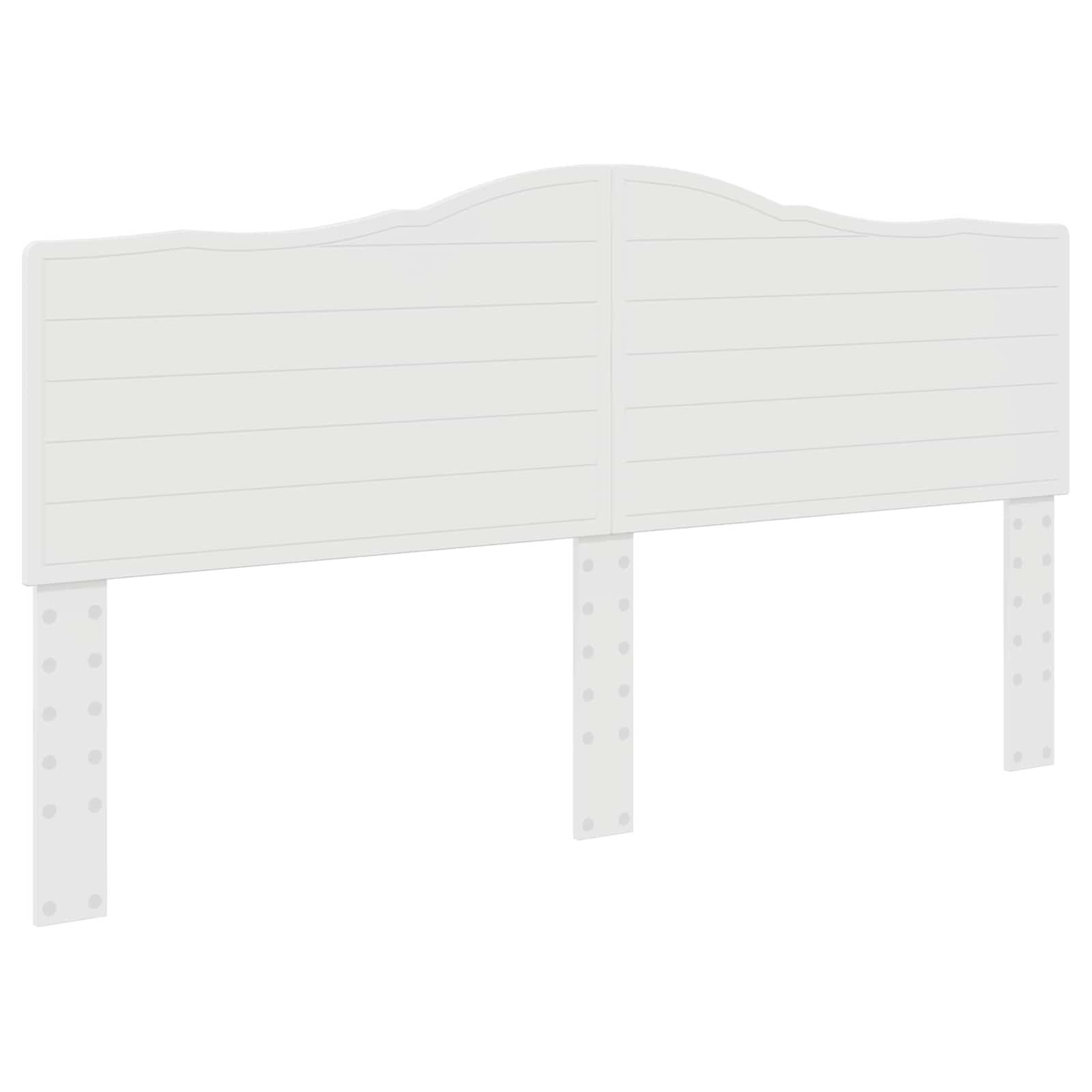 Tête de lit Blanc Brillant Bois d'ingénierie - XIOS