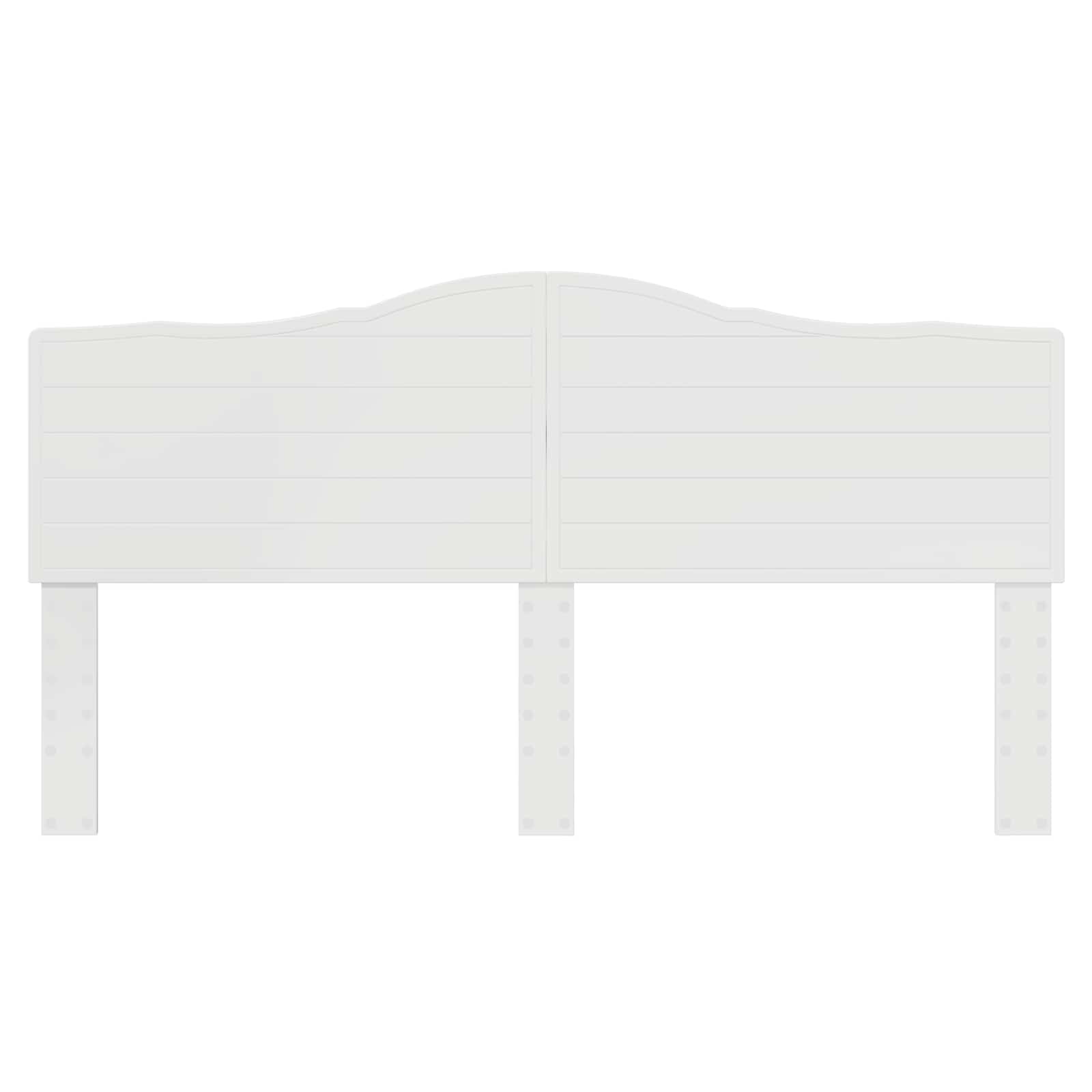 Tête de lit Blanc Brillant Bois d'ingénierie - XIOS