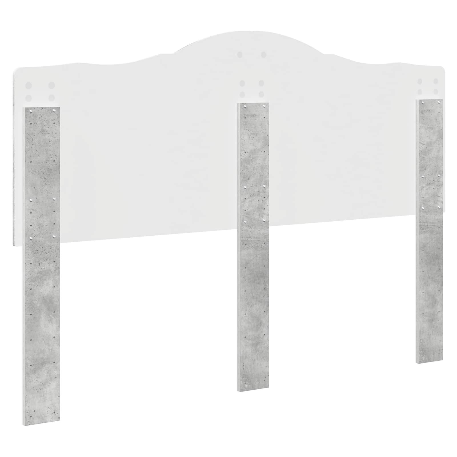 Tête de lit Gris béton Bois d'ingénierie - XIOS