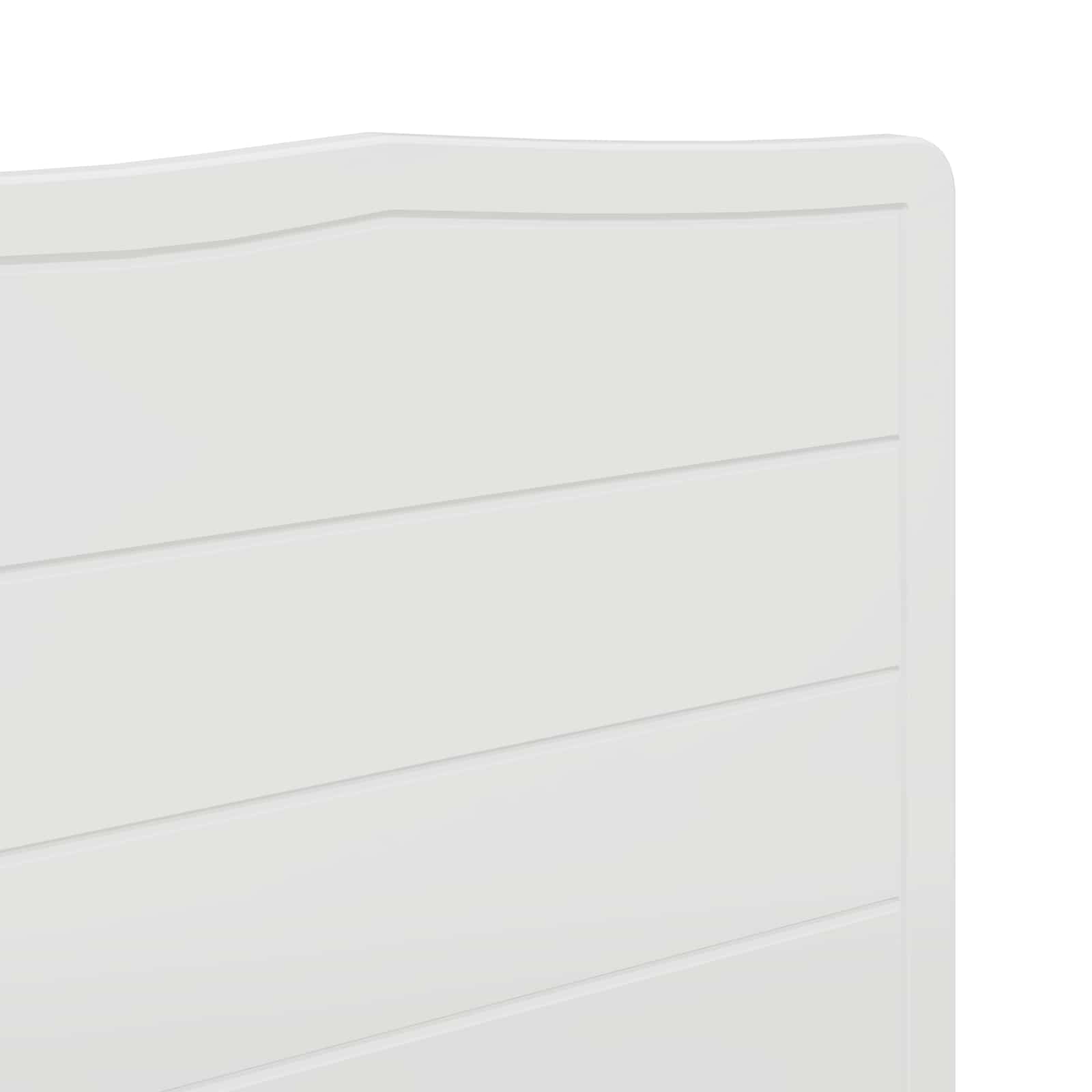 Tête de lit Blanc Brillant Bois d'ingénierie - XIOS