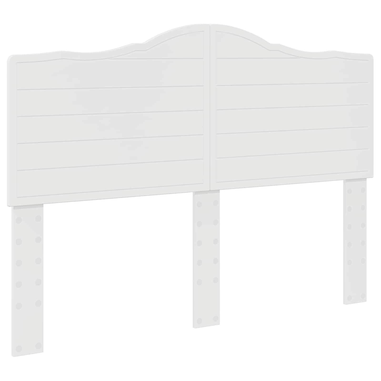 Tête de lit Blanc Brillant Bois d'ingénierie - XIOS