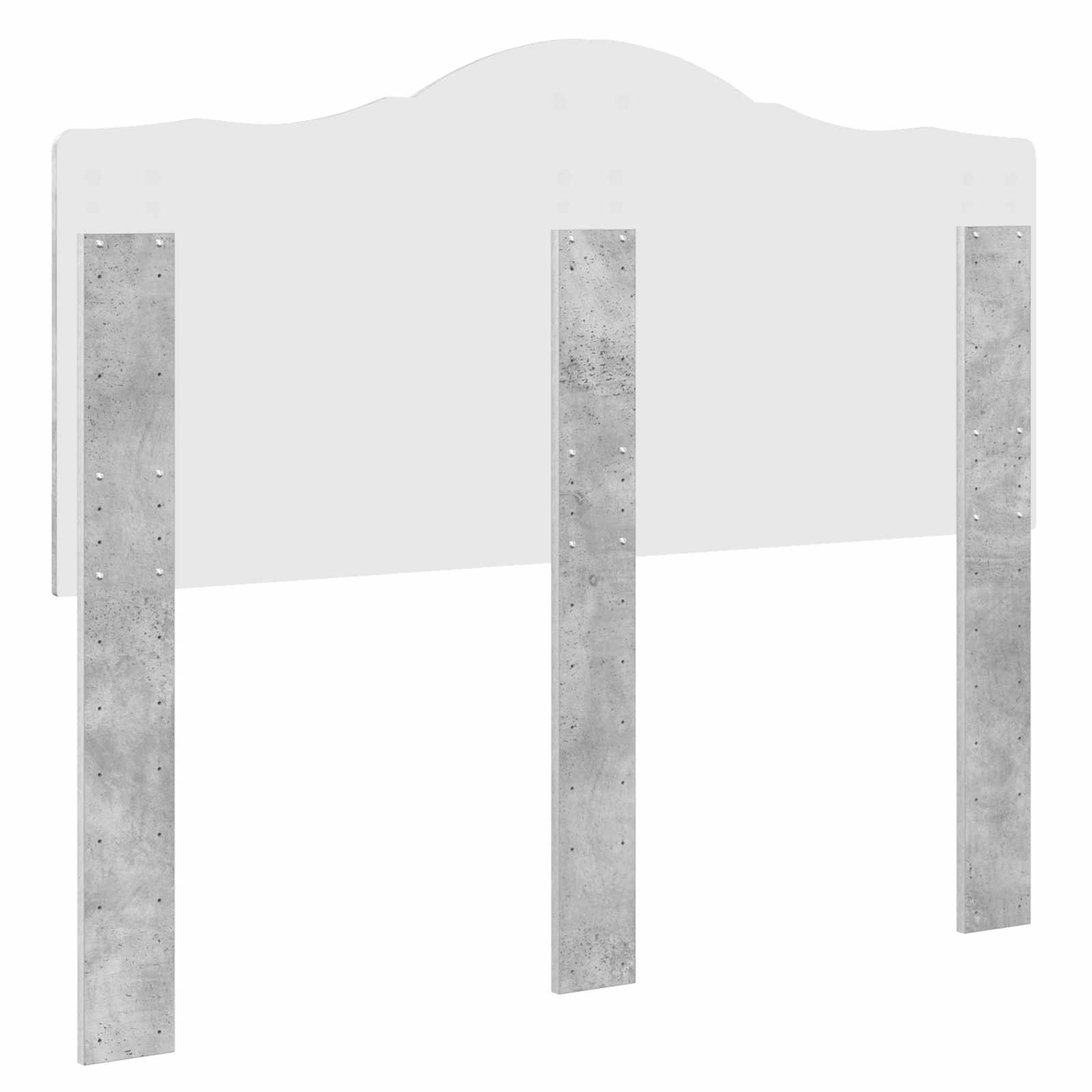 Tête de lit Gris béton Bois d'ingénierie - XIOS