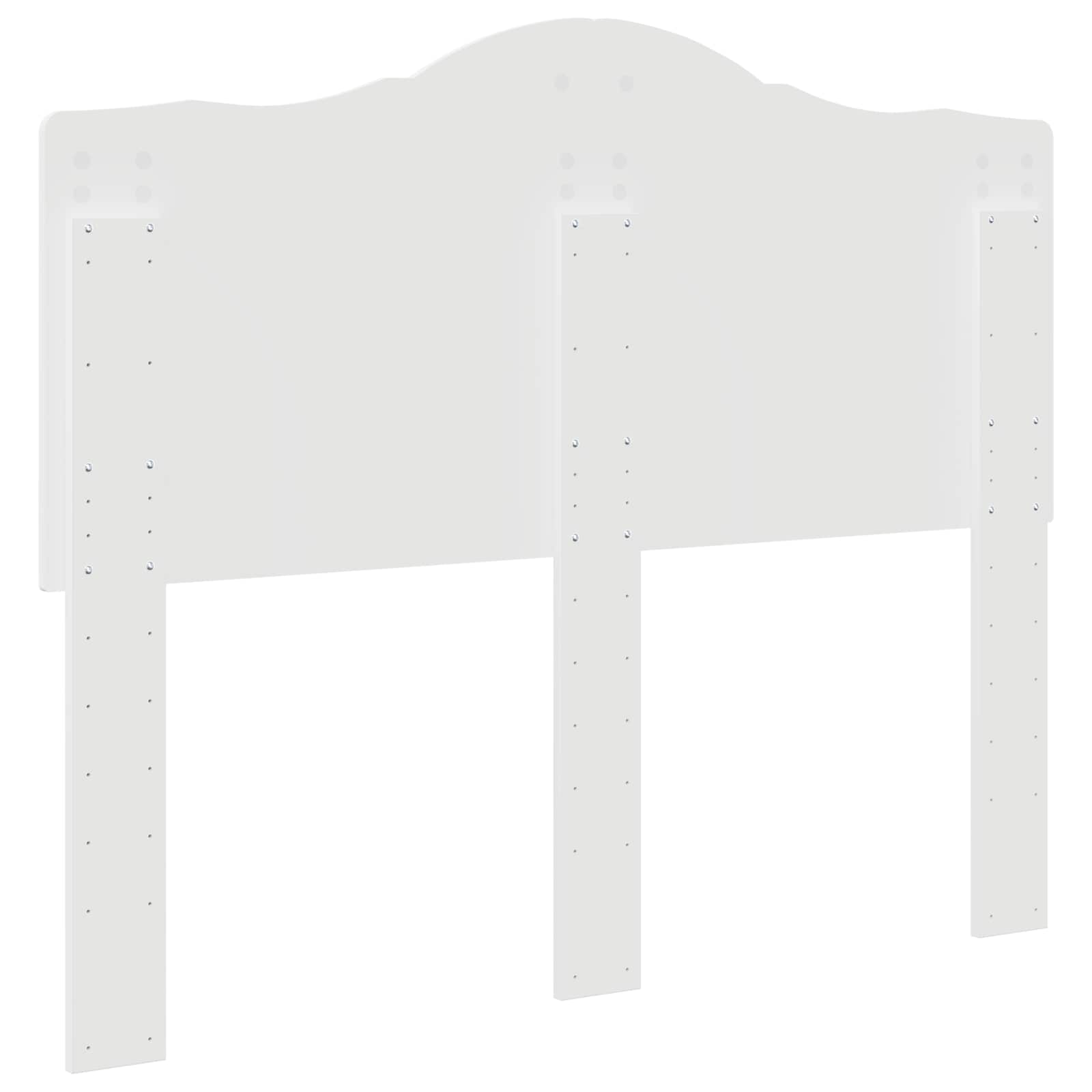 Tête de lit Blanc Brillant Bois d'ingénierie - XIOS