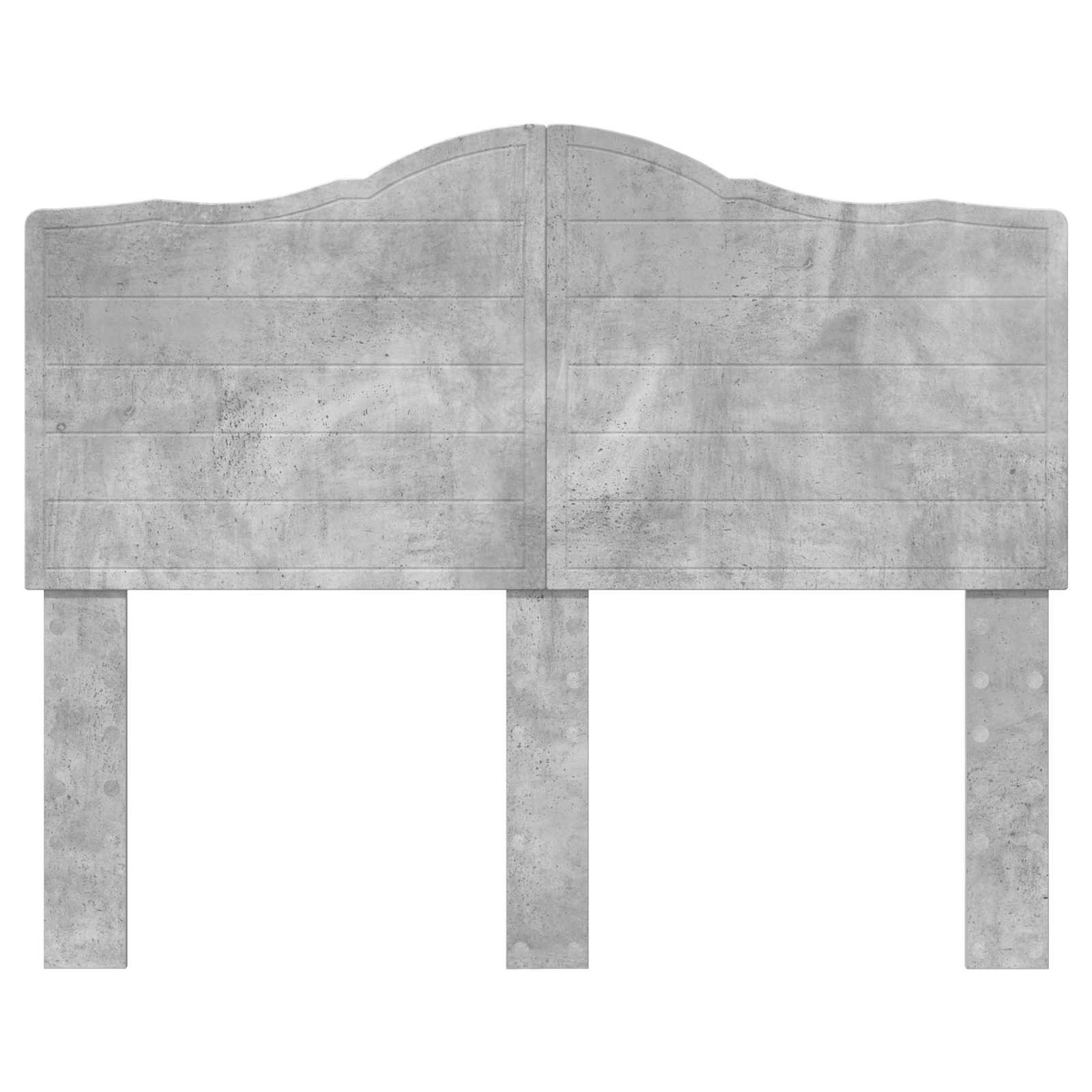 Tête de lit Gris béton Bois d'ingénierie - XIOS