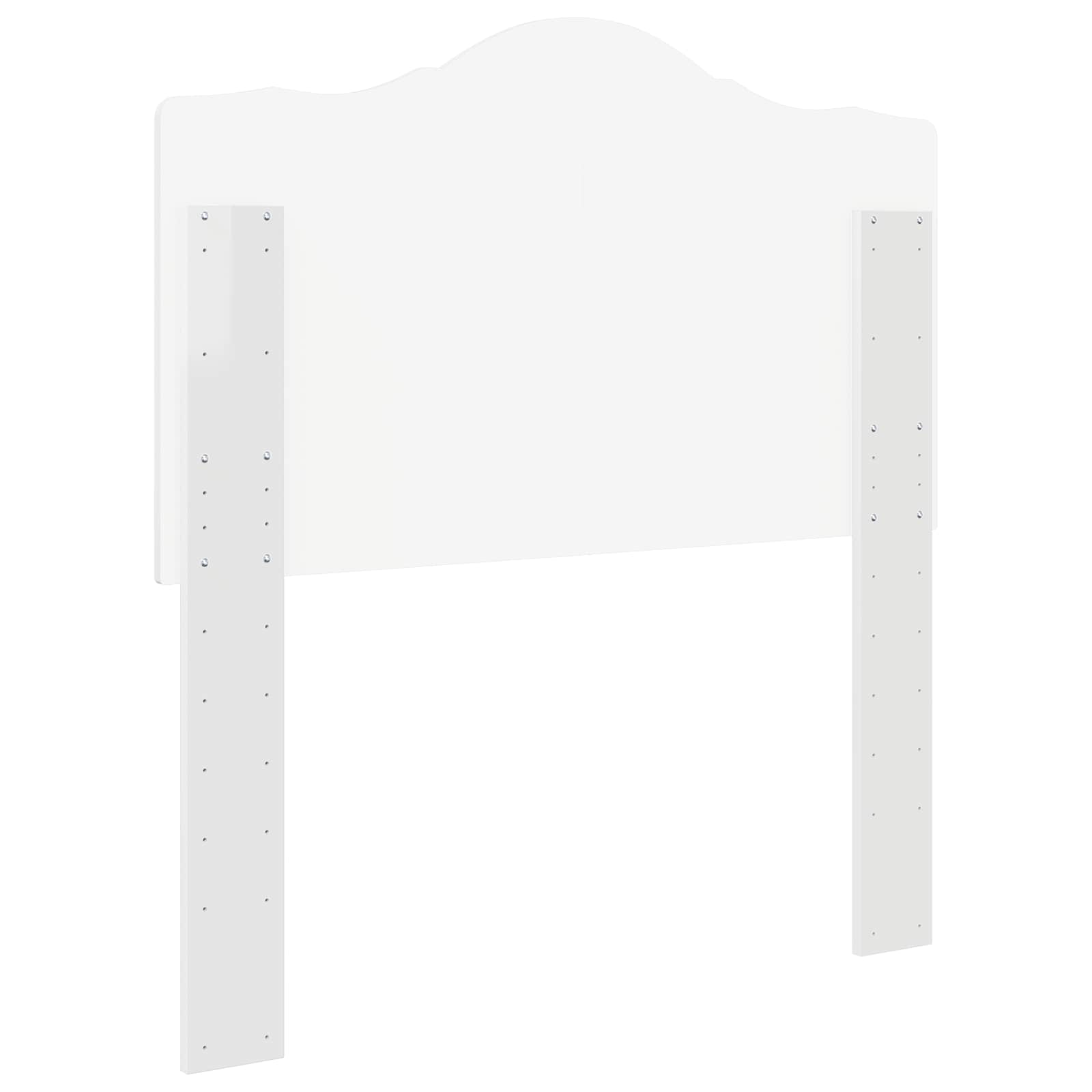 Tête de lit Blanc Brillant Bois d'ingénierie - XIOS