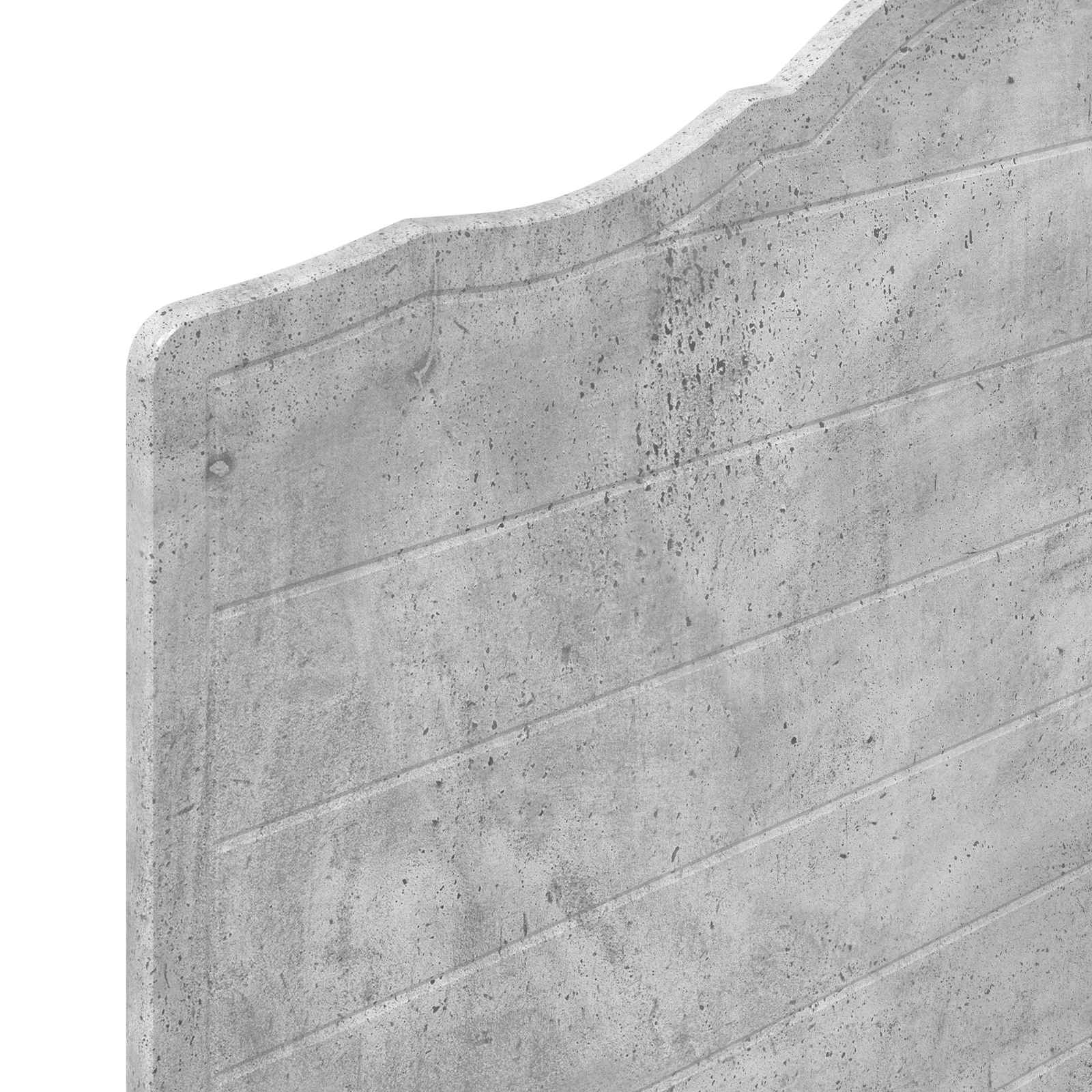 Tête de lit Gris béton Bois d'ingénierie - XIOS