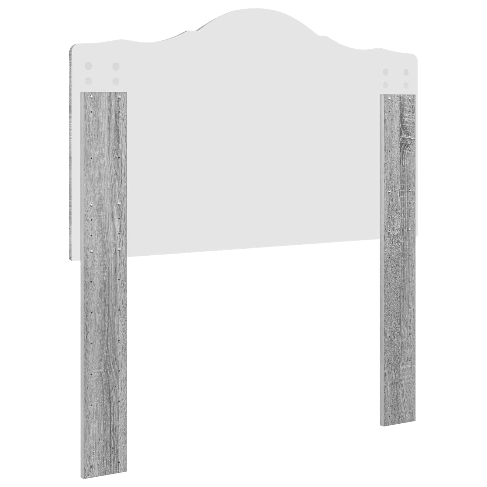 Tête de lit Gris Sonoma Bois d'ingénierie - XIOS