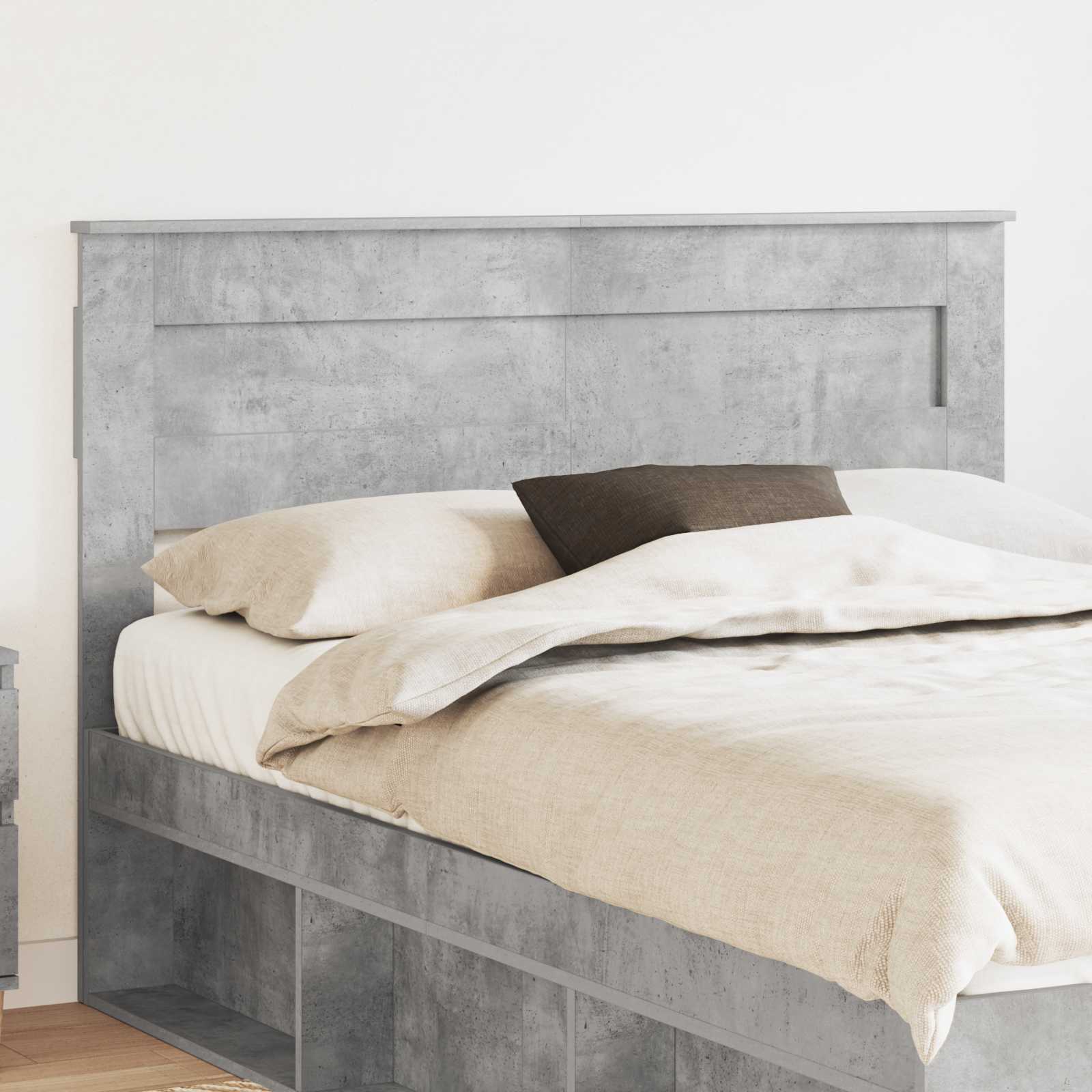 Tête de lit Gris béton 150 cm Bois d'ingénierie - XIOS