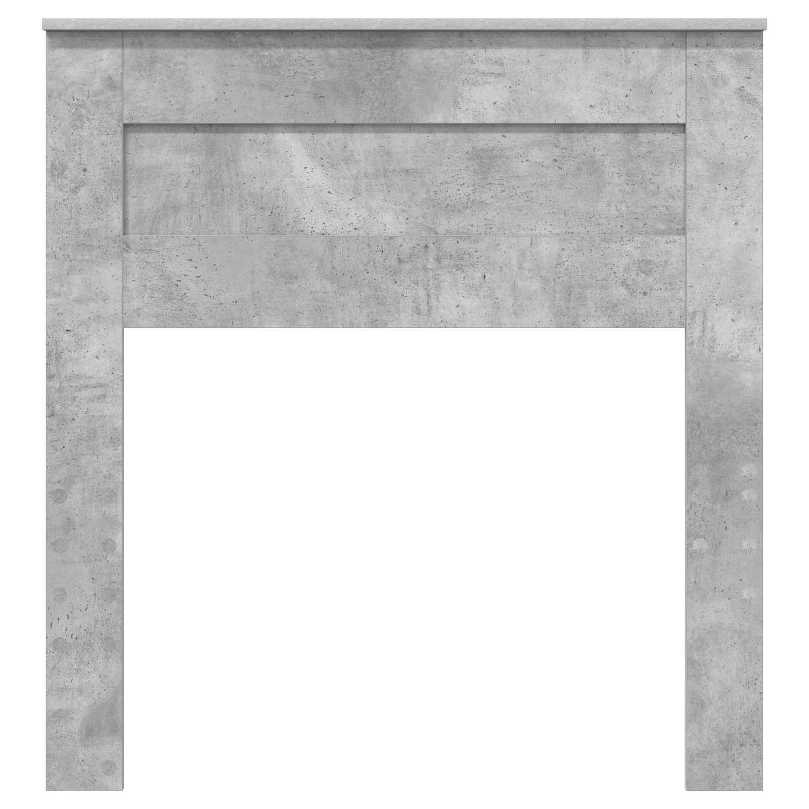 Tête de lit avec tête de lit Gris béton 80 cm Bois d'ingénierie - XIOS