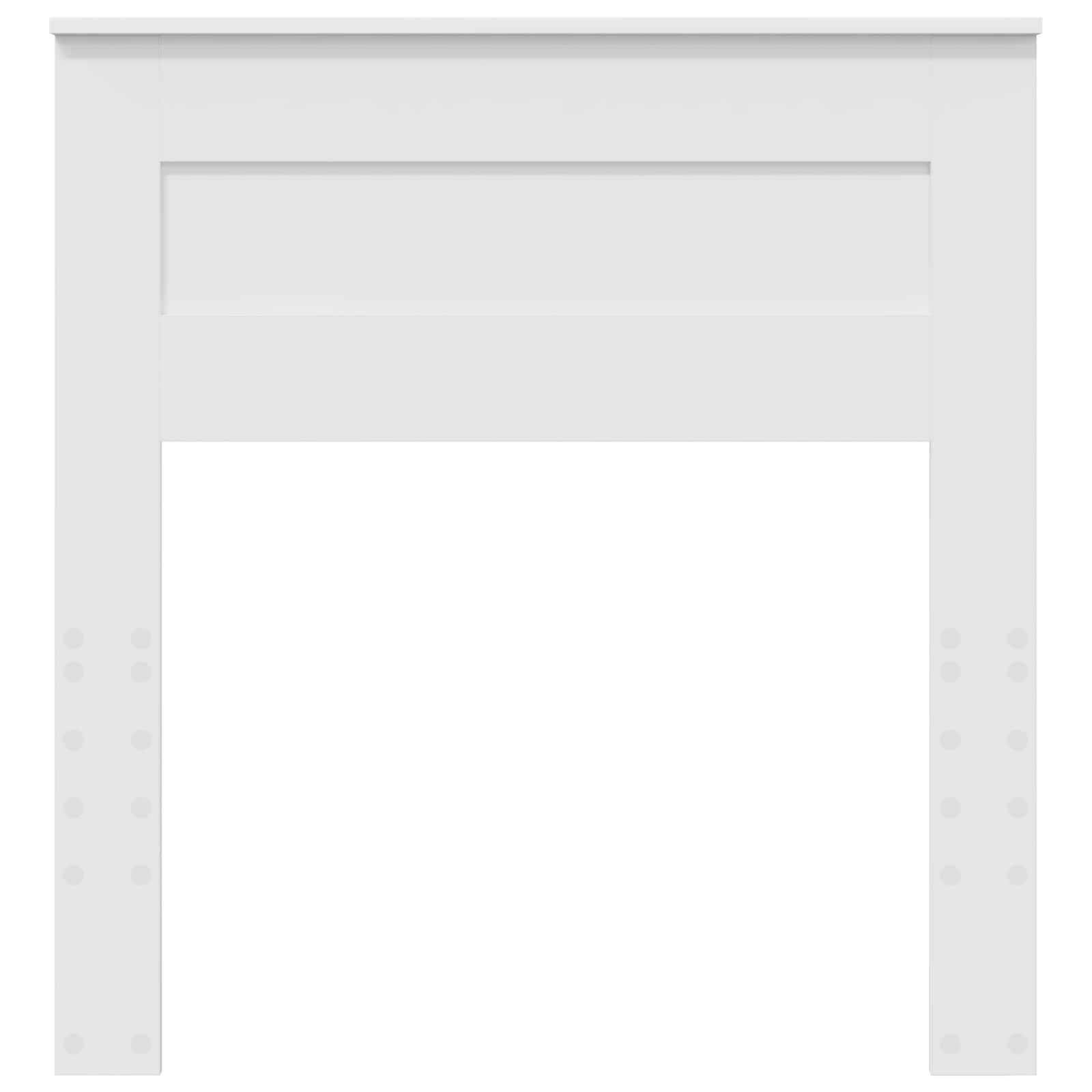 Tête de lit avec tête de lit Blanc 75 cm Bois d'ingénierie - XIOS