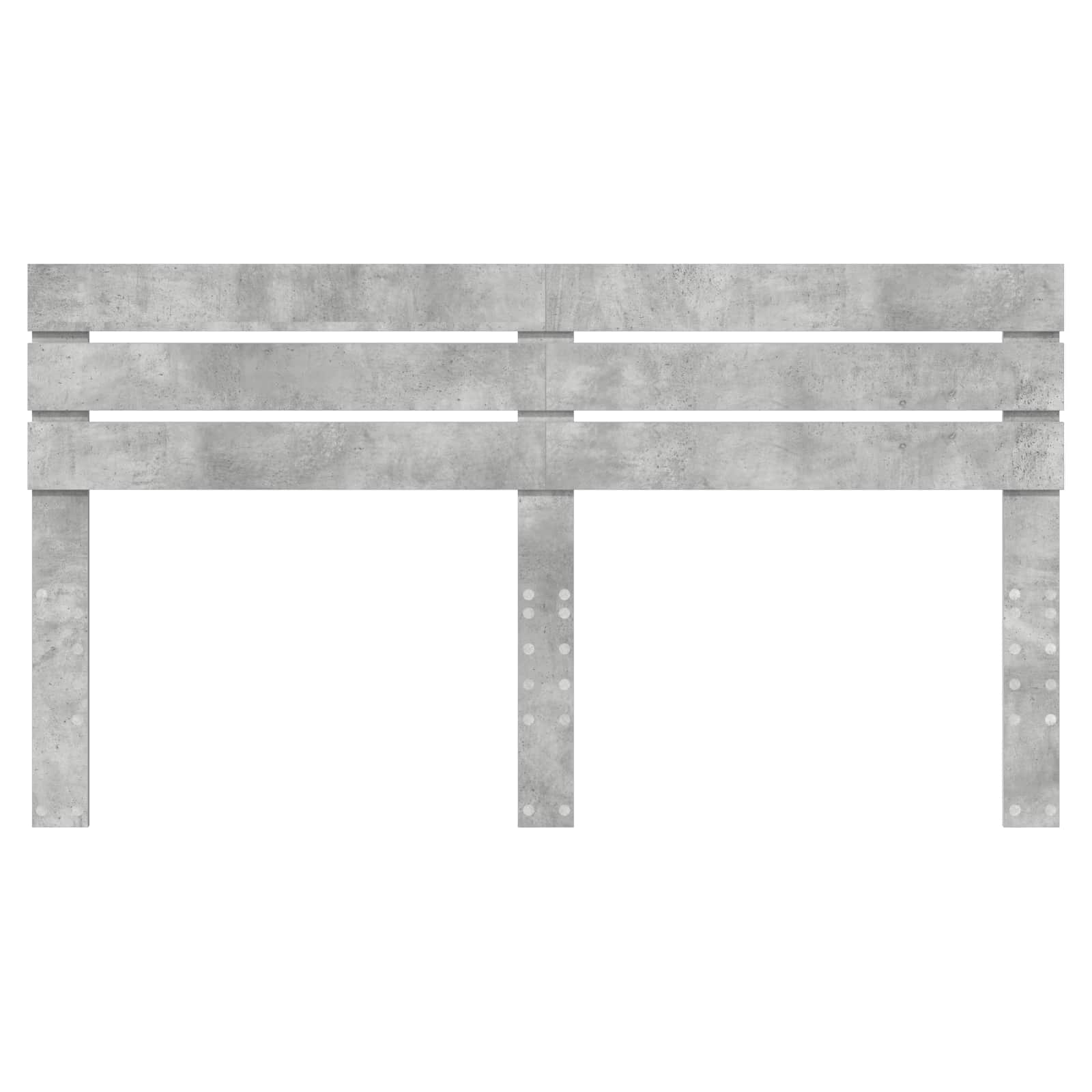 Tête de lit Gris béton Bois d'ingénierie - XIOS