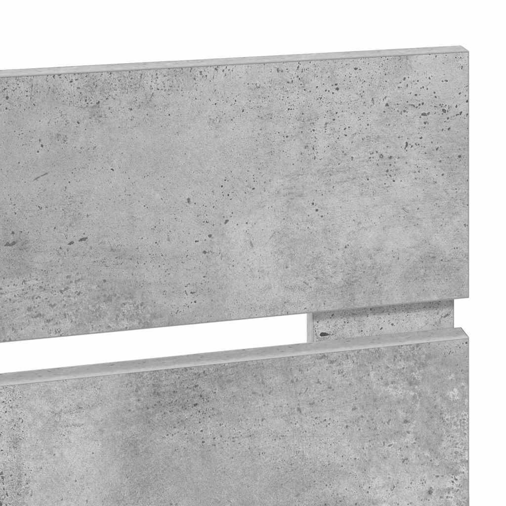 Tête de lit Gris béton 135 cm Bois d'ingénierie - XIOS
