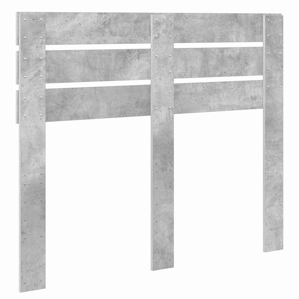 Tête de lit Gris béton 135 cm Bois d'ingénierie - XIOS