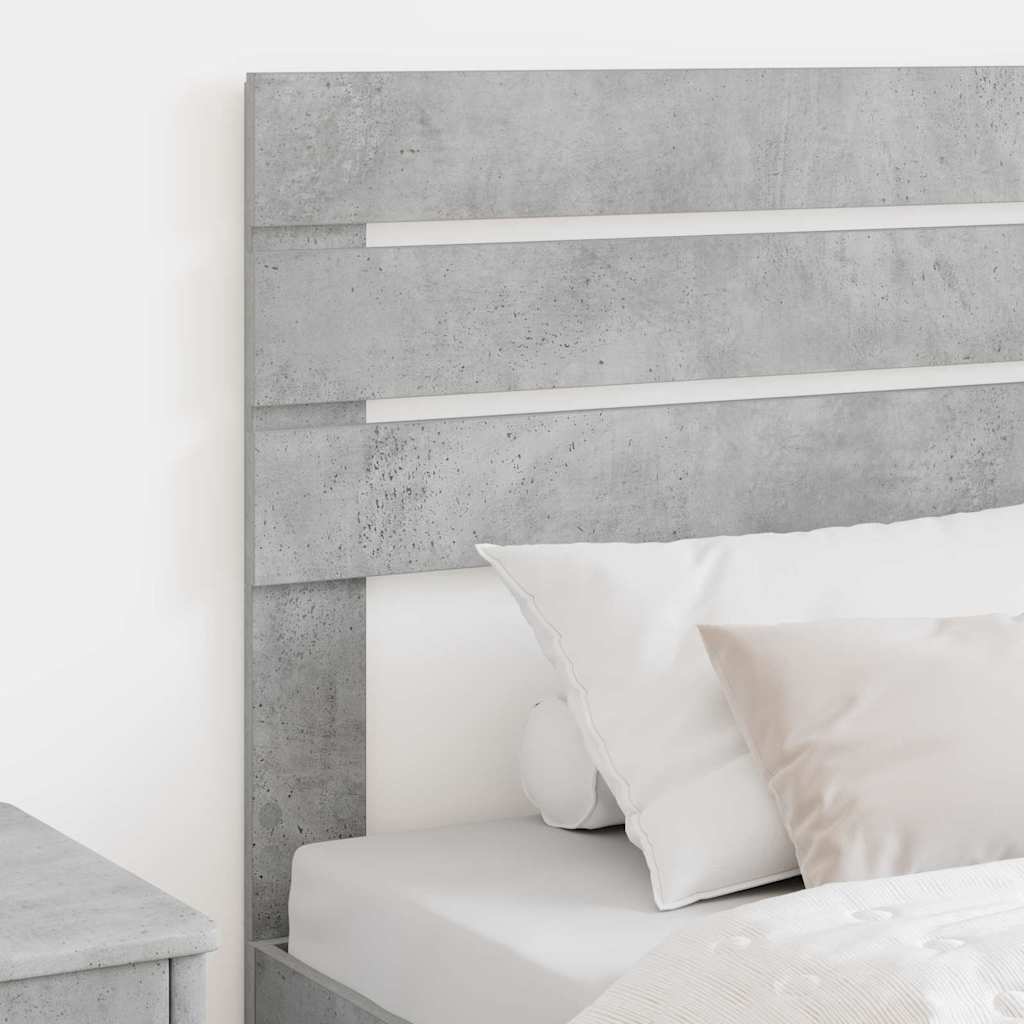 Tête de lit Gris béton 100 cm Bois d'ingénierie - XIOS
