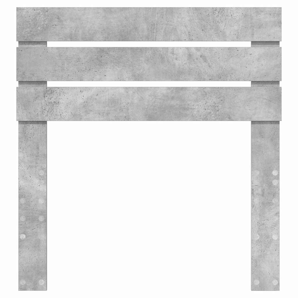 Tête de lit Gris béton 100 cm Bois d'ingénierie - XIOS