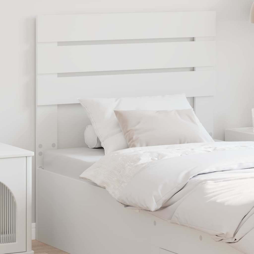 Tête de lit avec tête de lit Blanc 75 cm Bois d'ingénierie - XIOS