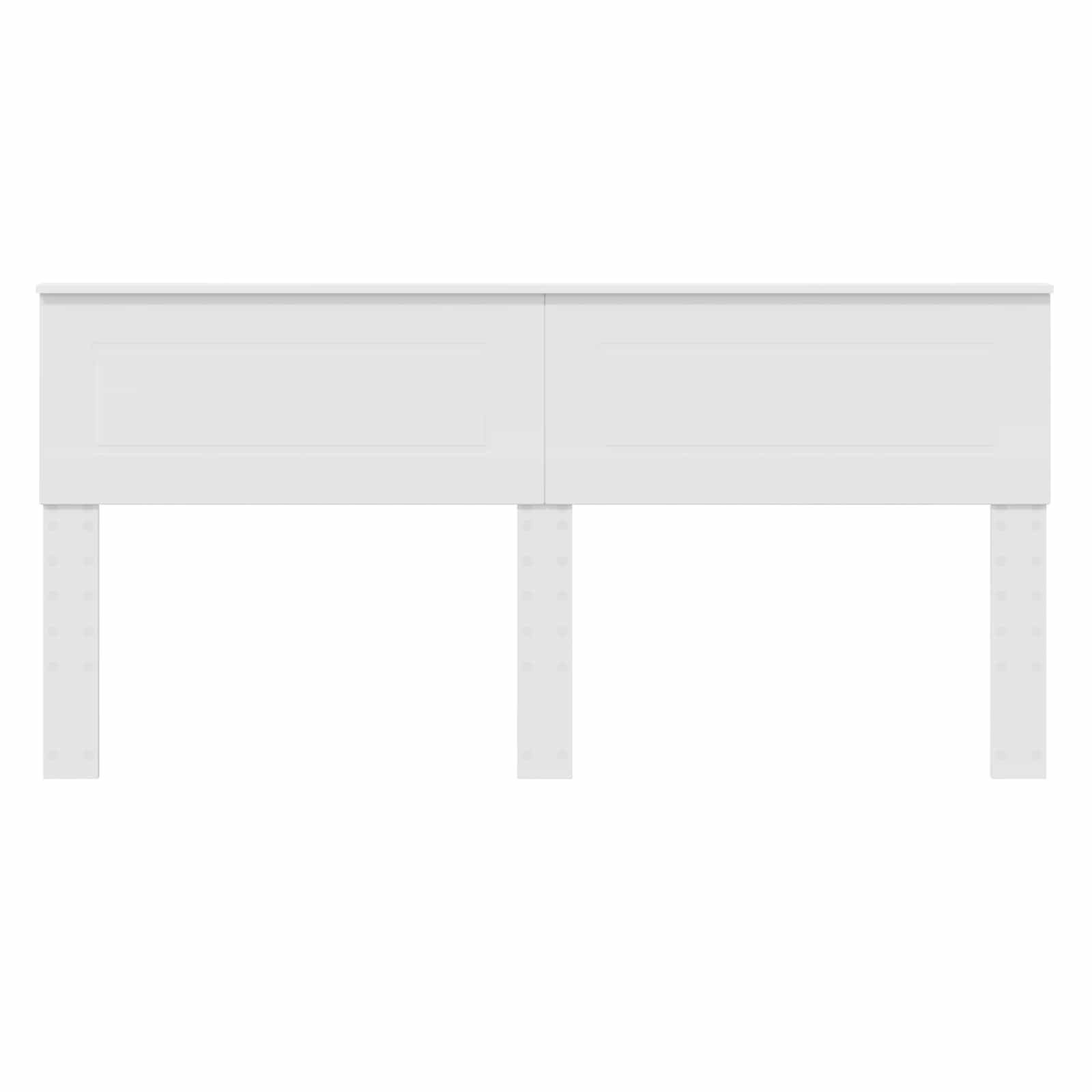 Tête de lit avec tête de lit Blanc 200 cm Bois d'ingénierie - XIOS