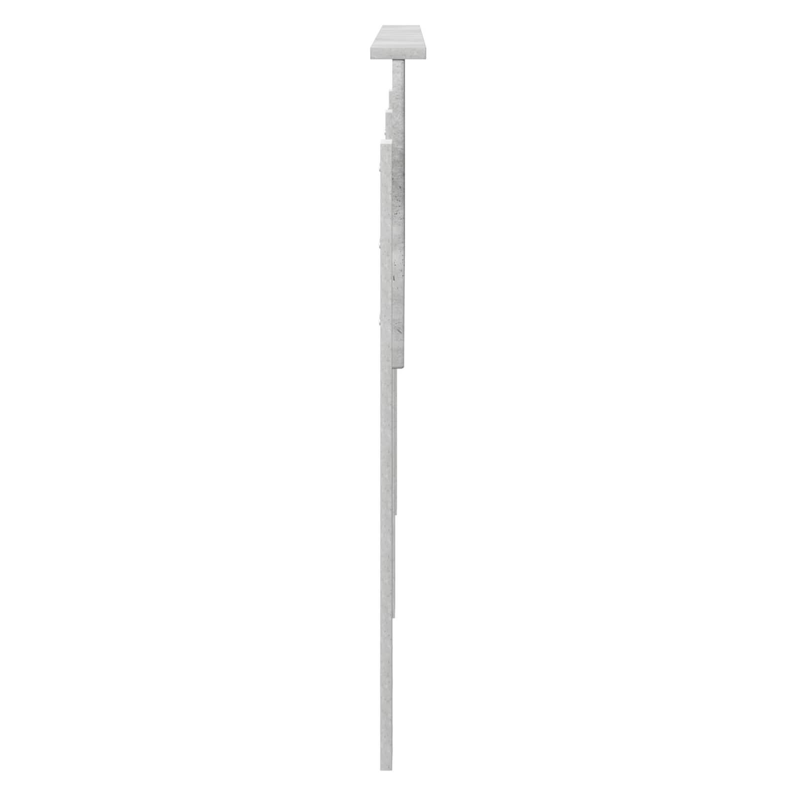Tête de lit Gris béton 200 cm Bois d'ingénierie - XIOS