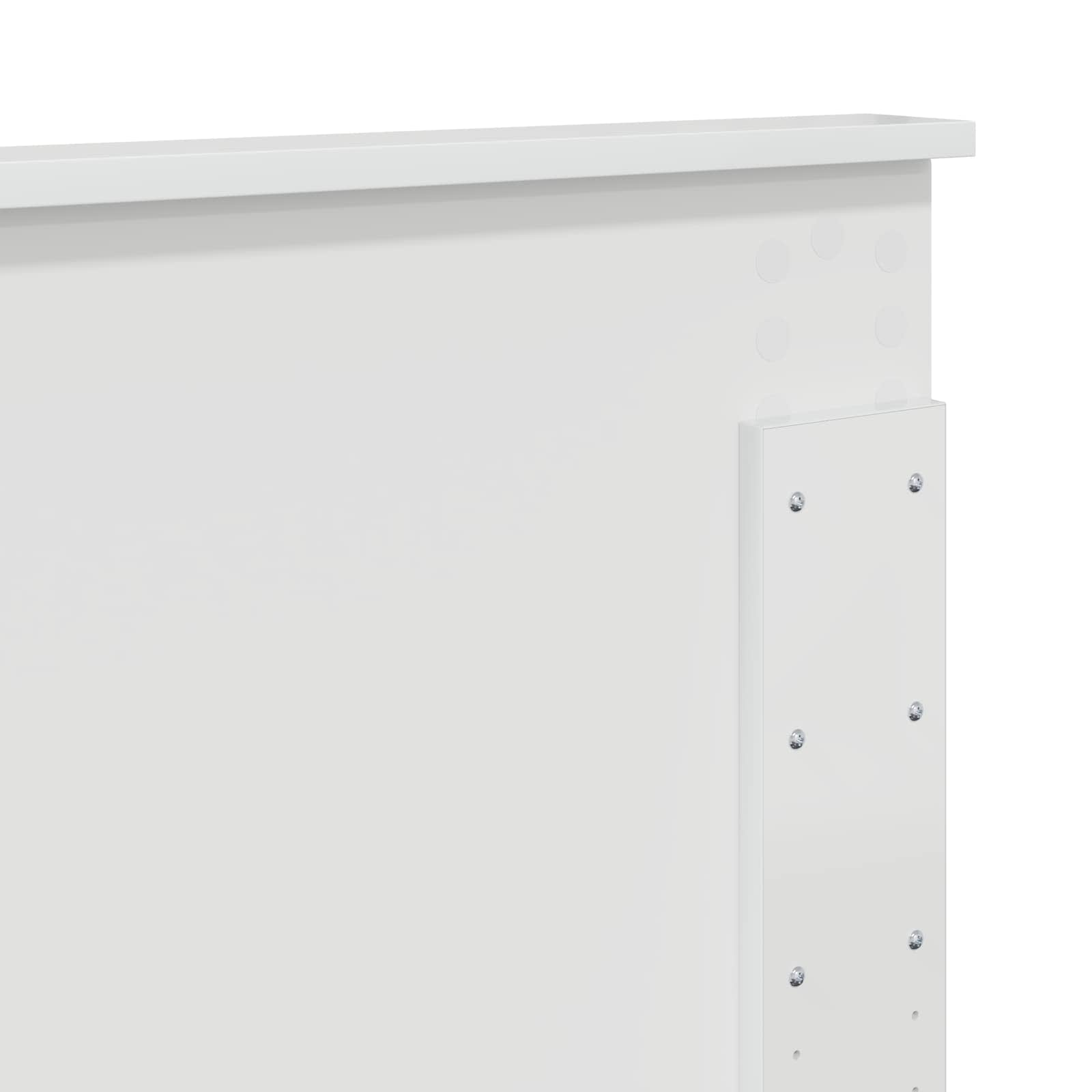 Tête de lit Blanc Brillant 200 cm Bois d'ingénierie - XIOS