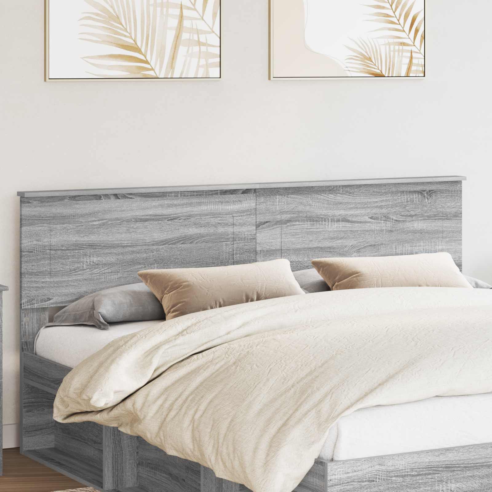 Tête de lit Gris Sonoma 200 cm Bois d'ingénierie - XIOS