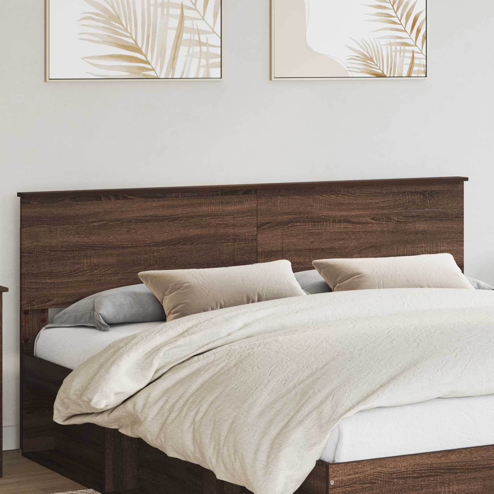 Tête de lit Chêne brun 200 cm Bois d'ingénierie - XIOS