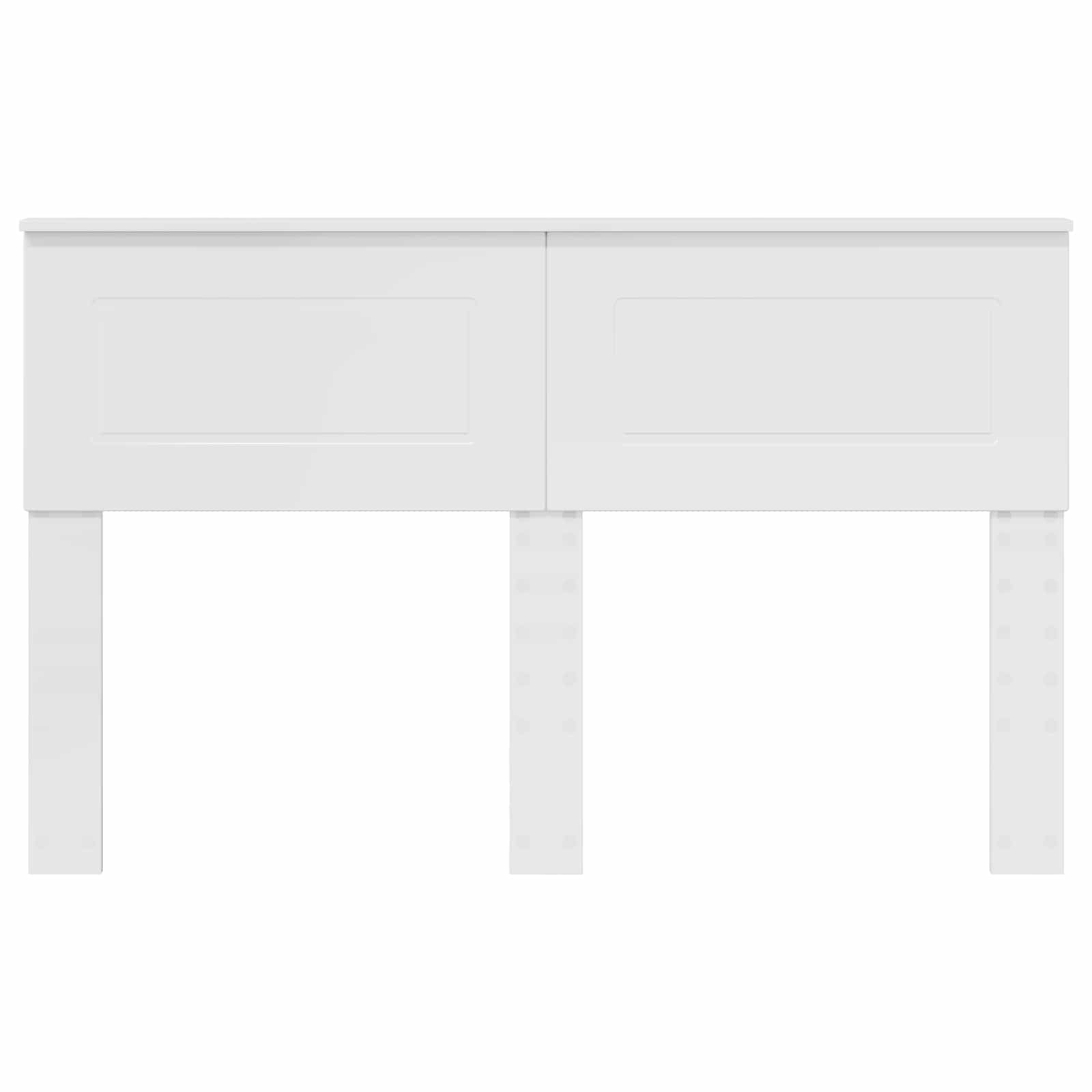 Tête de lit Blanc Brillant 160 cm Bois d'ingénierie - XIOS