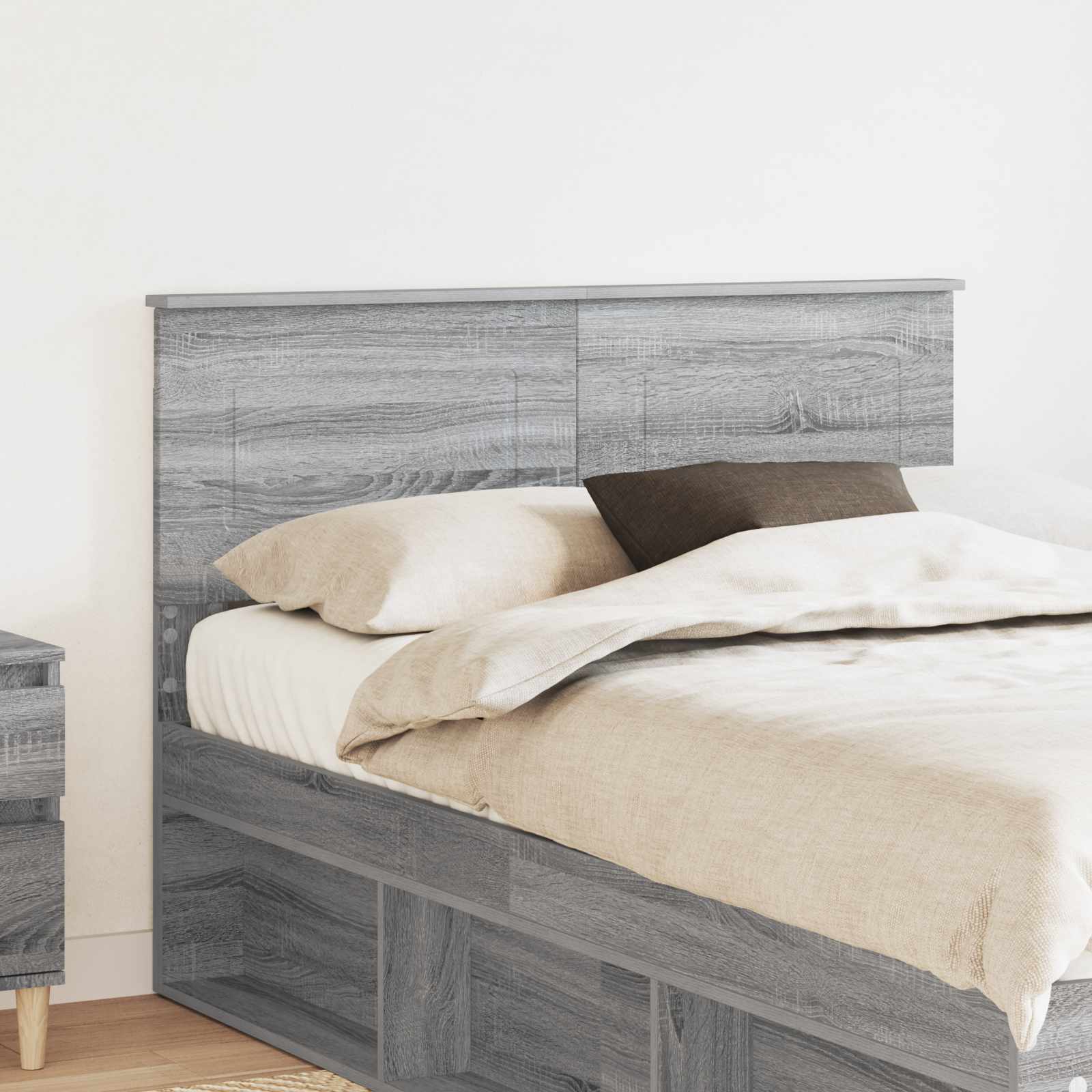 Tête de lit Gris Sonoma 135 cm Bois d'ingénierie - XIOS