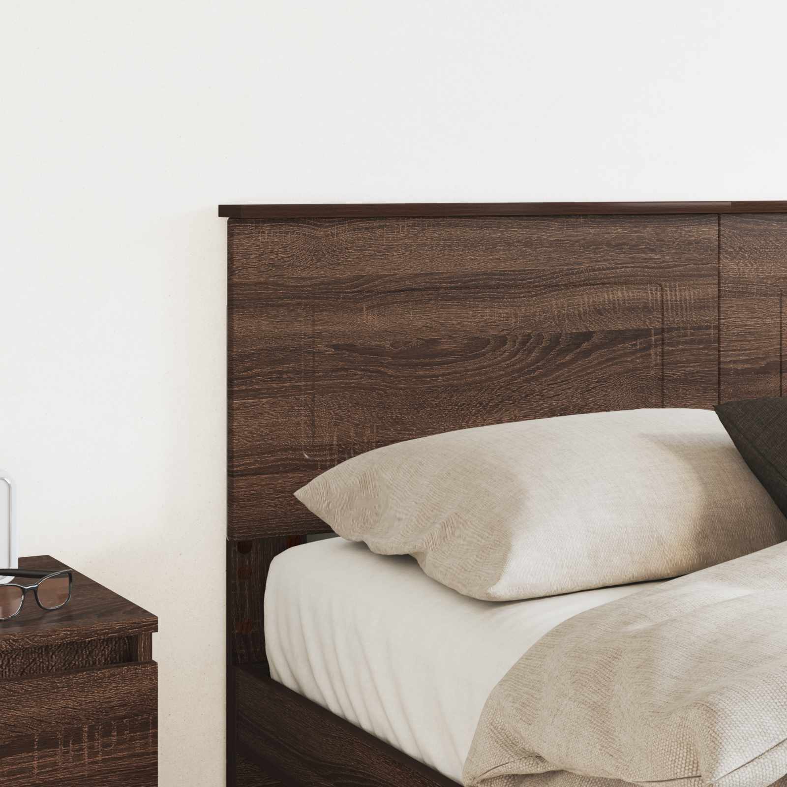 Tête de lit Chêne brun 135 cm Bois d'ingénierie - XIOS